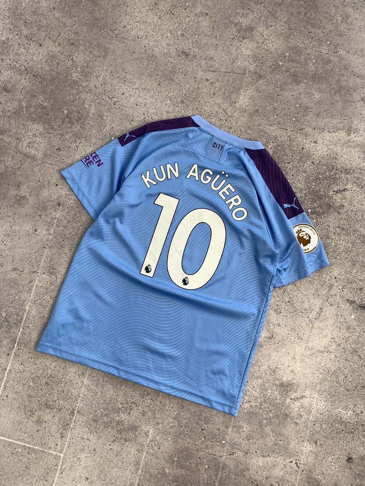 Vintage Vintage Y2K blockcore Fc ManCity sportswear Jersey KunAguero Size US L / EU 52-54 / 3 - 11 Thumbnail