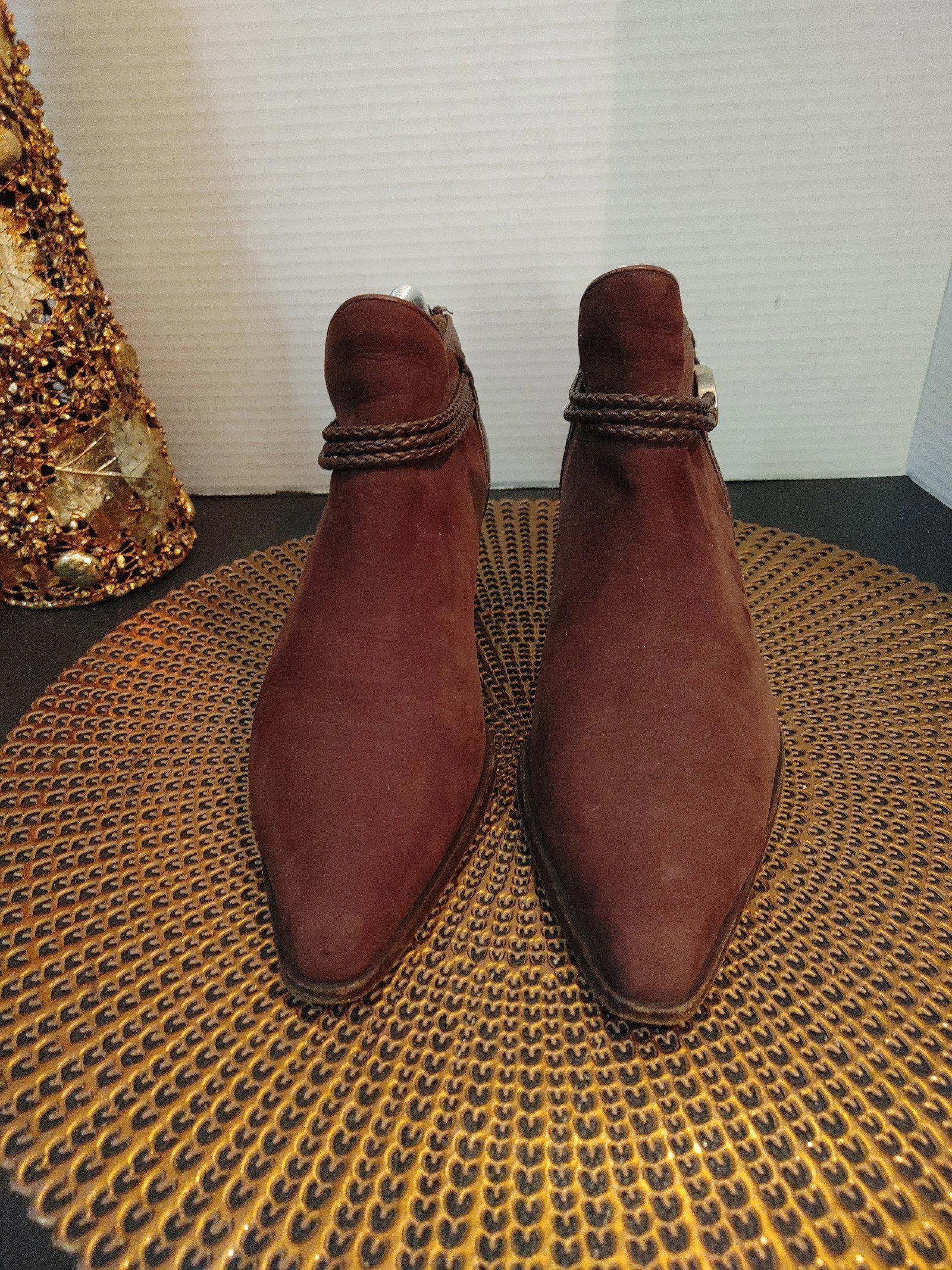 Designer Via Spiga suede ankle booties size 8.5 Size US 8.5 / IT 38.5 - 2 Thumbnail