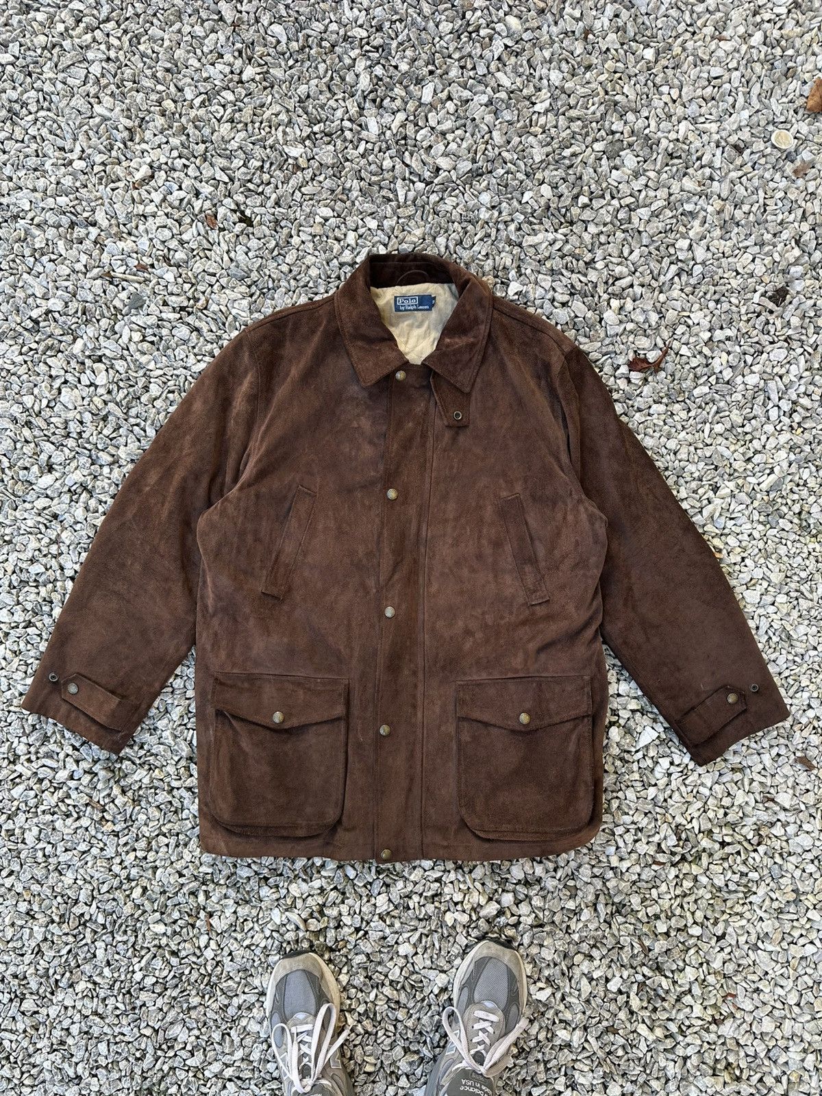 Polo Ralph Lauren Vintage Polo Ralph Lauren Mantel Jacket Braun Rare Size US XL / EU 56 / 4 - 1 Thumbnail