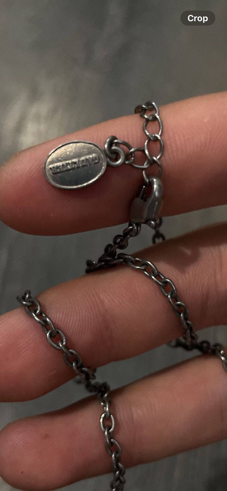 Jean Paul Gaultier × Vintage Jean Paul Gaultier 90s gothic spellout satanic logo necklace Size ONE SIZE - 8 Thumbnail