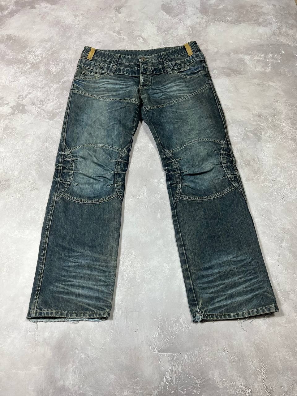 Diesel × Vintage Vintage Diesel Style Distressed Baggy Pants Size US 36 / EU 52 - 3 Thumbnail