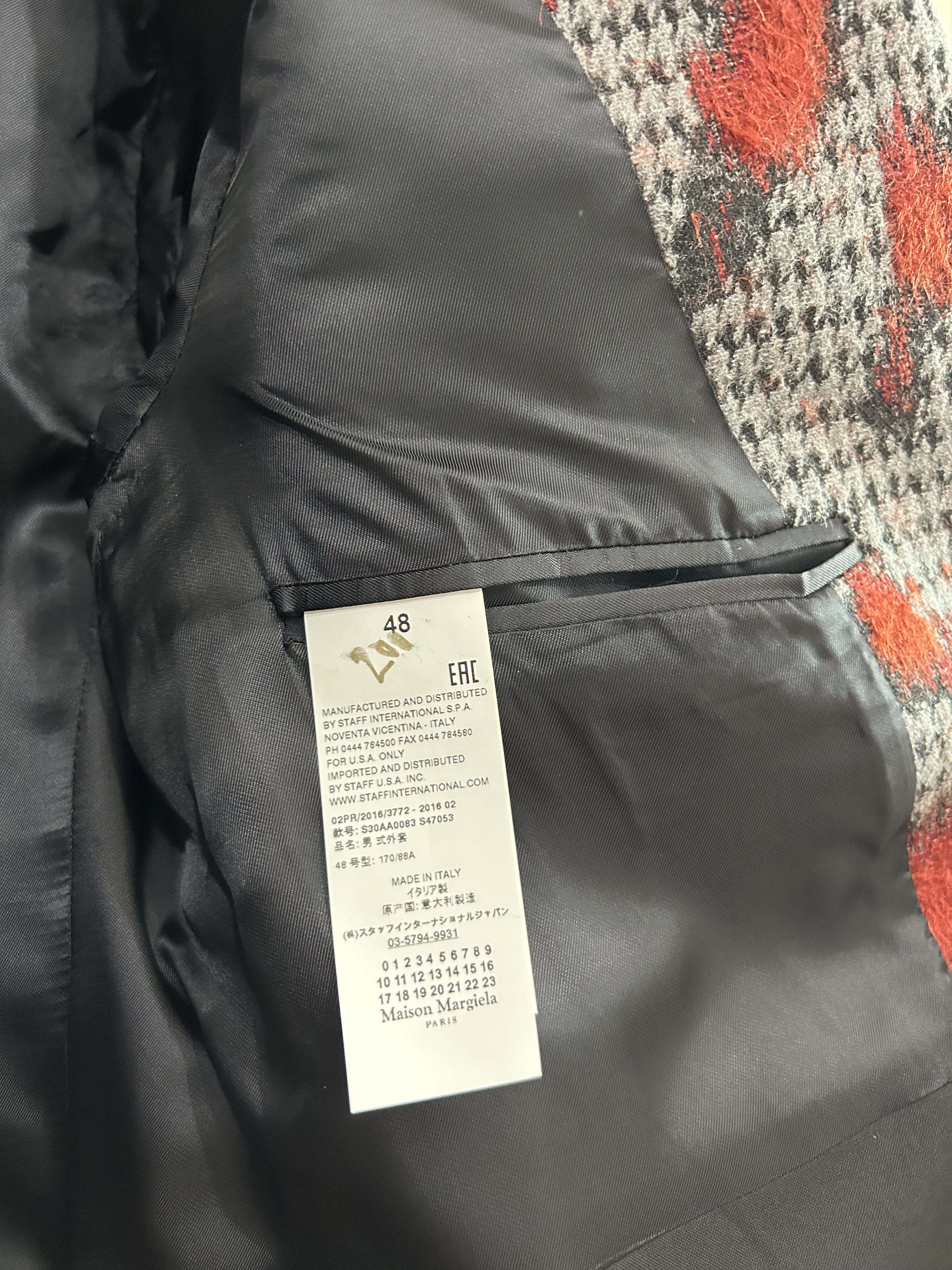 Maison Margiela MAISON MARGIELA Flame Punching Wool Coat Size US M / EU 48-50 / 2 - 7 Thumbnail