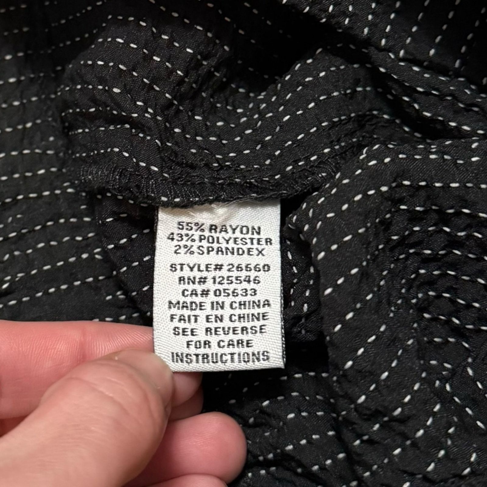 Habitat Habitat Tulip Crop Pants Pinstripe Black & White Size Medium Size 33" - 4 Thumbnail