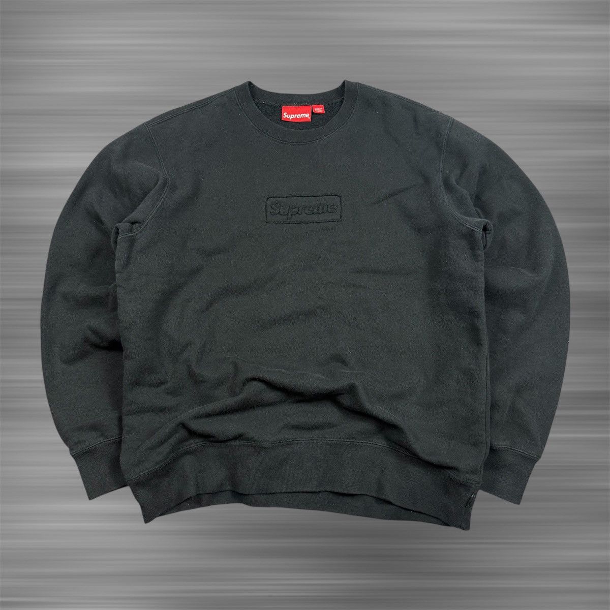 Supreme Cutout Logo Crewneck | Grailed