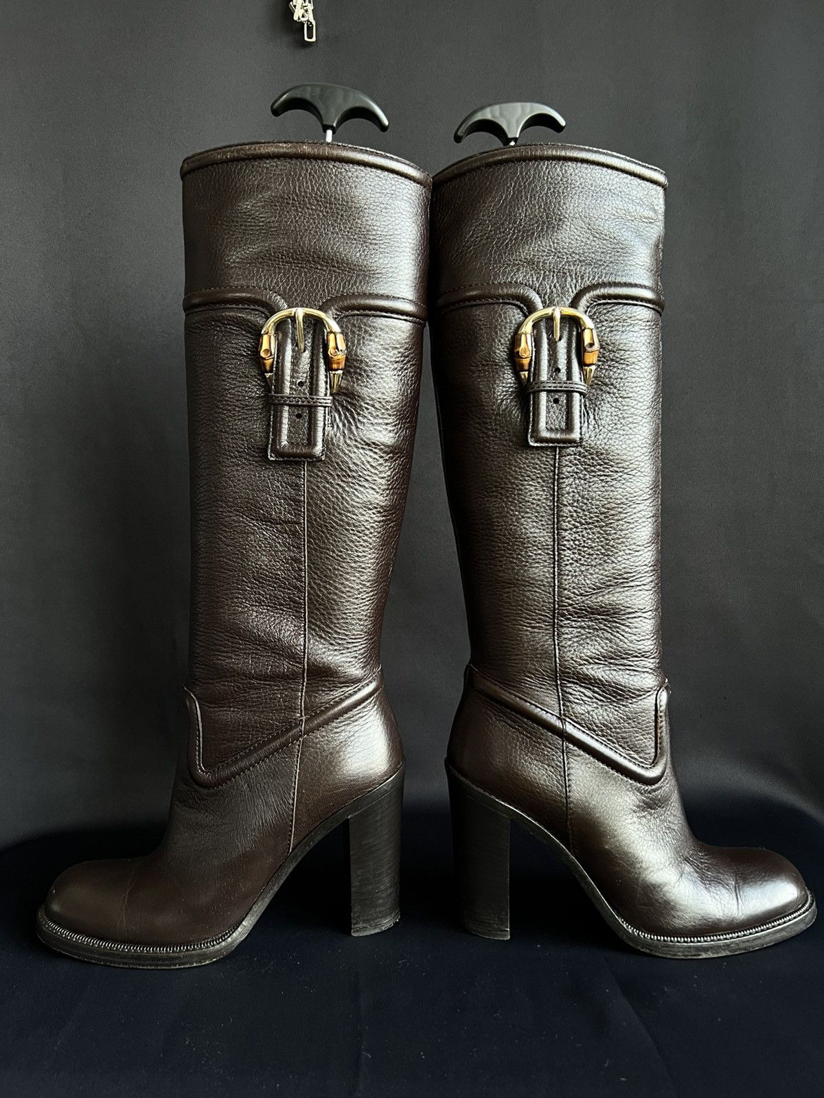 Gucci Gucci Womens Boots Leather Size 38/5 Size US 8.5 / IT 38.5 - 4 Thumbnail