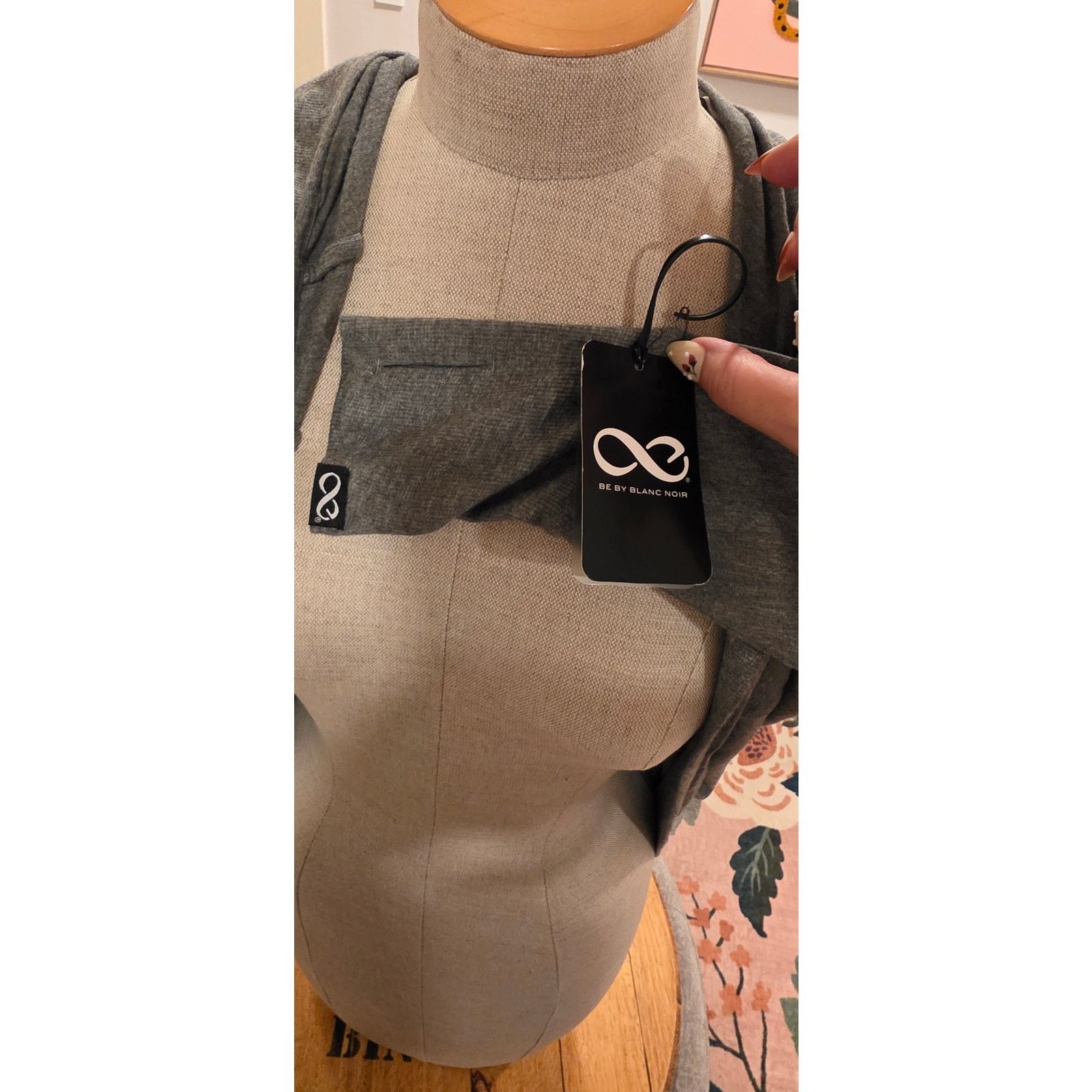Blanc Noir BNCI Blanc Noir Cocoon Cardigan Size M NWT Size M / US 6-8 / IT 42-44 - 6 Thumbnail