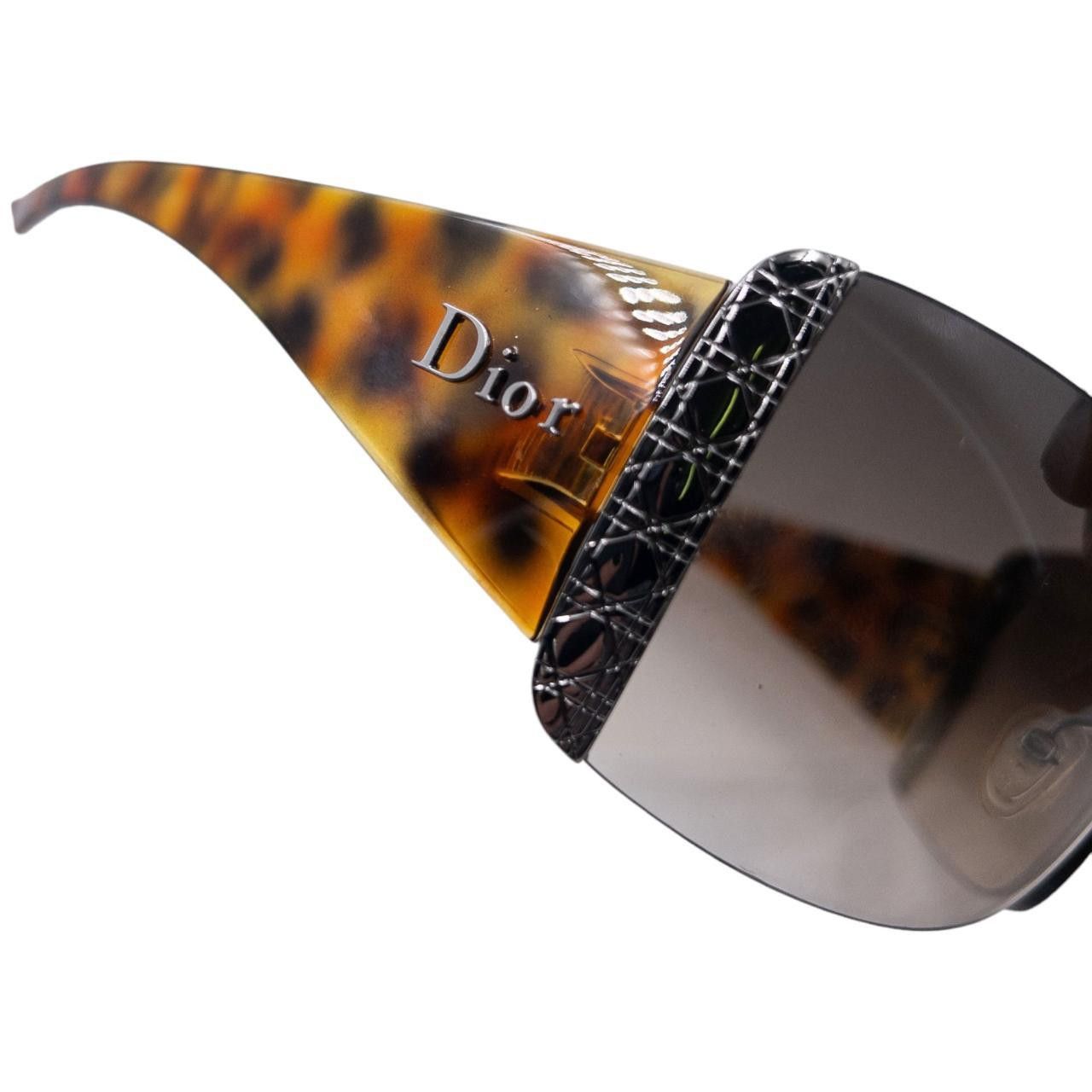 Dior Vintage Christian Dior Tortoise Shell Sunglasses Size ONE SIZE - 5 Thumbnail