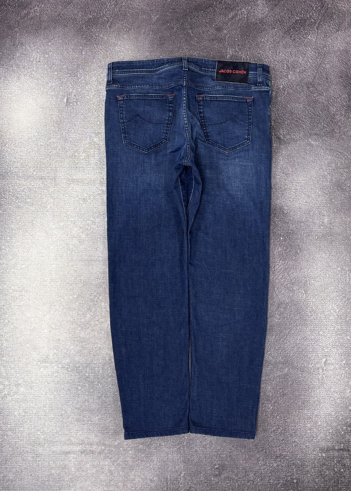 Jacob Cohen Jacob Cohen Bard Men’s Blue Jeans Cotton Blend Stretch Denim Size US 36 / EU 52 - 2 Thumbnail