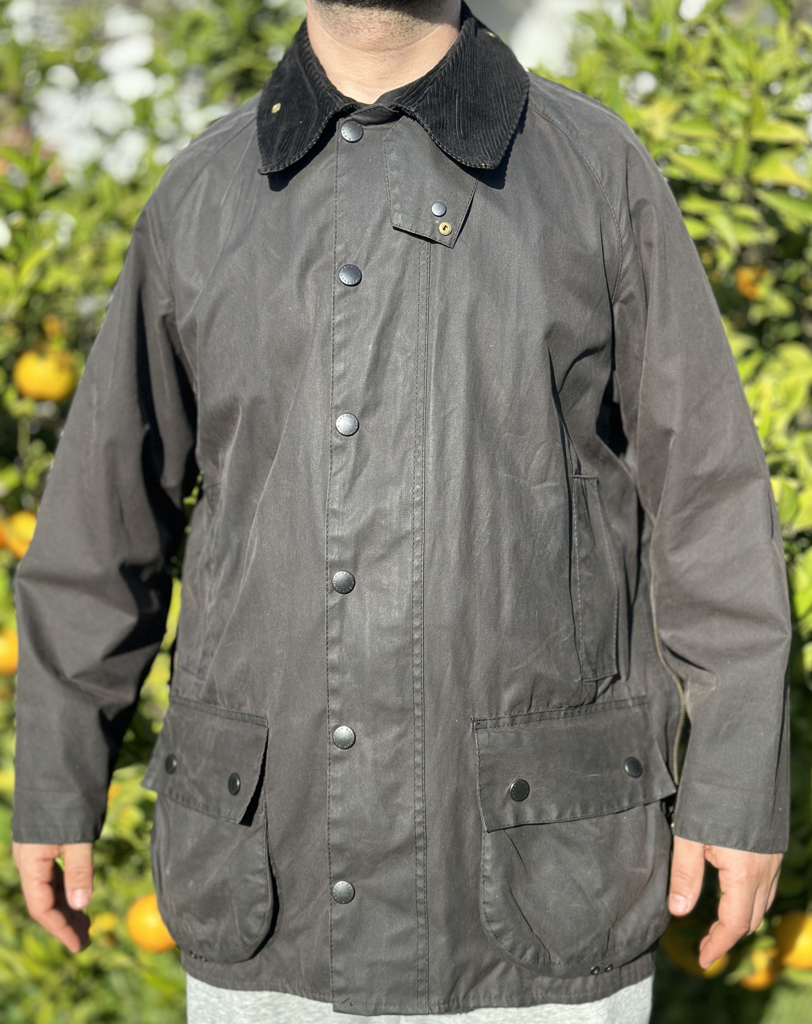 Barbour Barbour Classic Beaufort Waxed Jacket Collar Size C42 107 Size US L / EU 52-54 / 3 - 15 Thumbnail