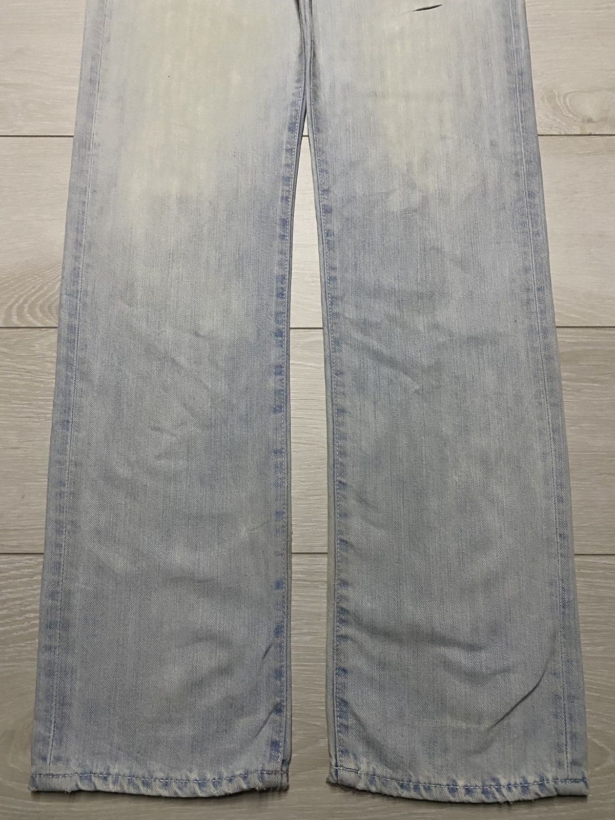 Uniqlo Vintage Japanese Brand uniqlo Faded Wash Distressed Jeans Size US 31 - 5 Thumbnail