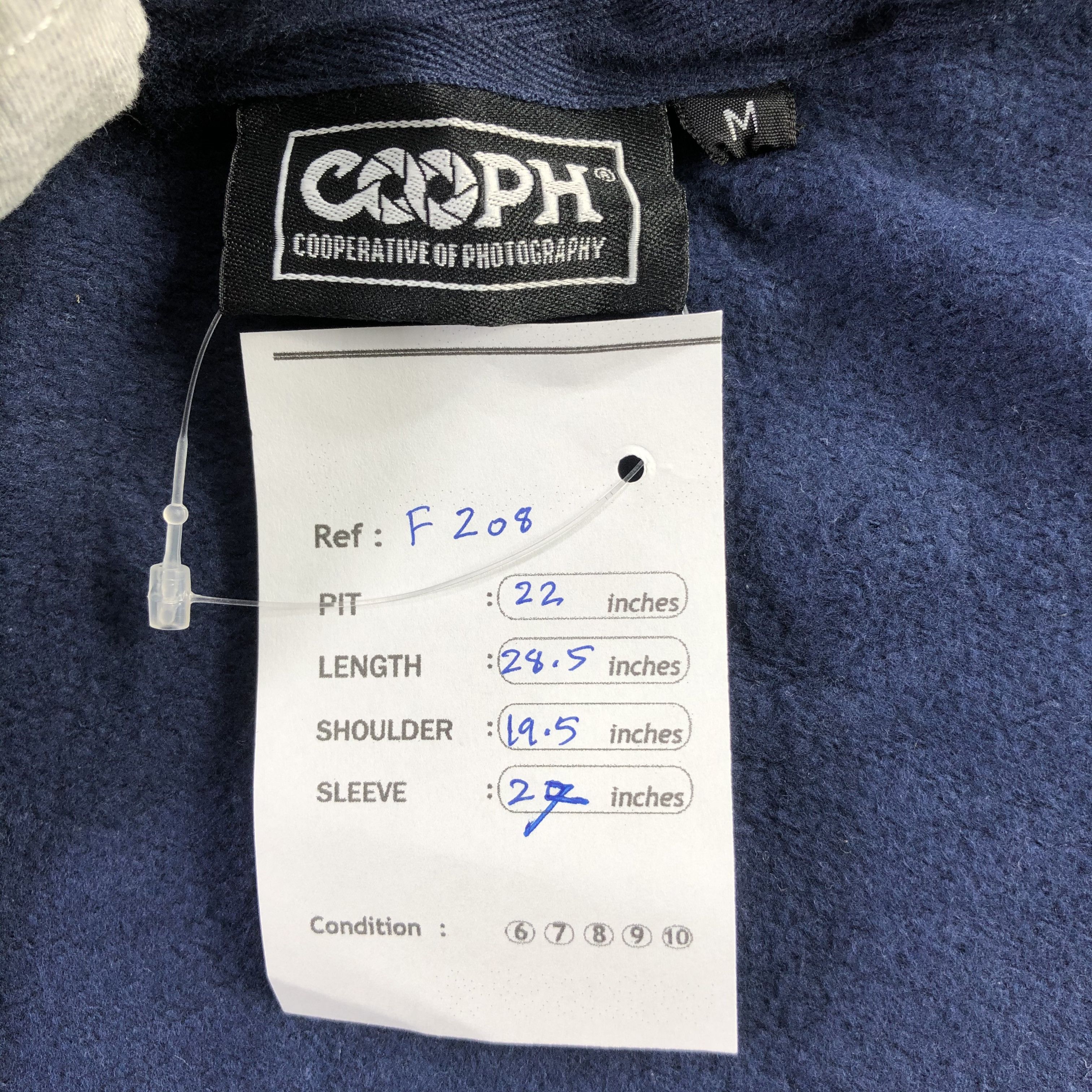 Japanese Brand Cooph Zip Pullover Hoodie F208 Size US M / EU 48-50 / 2 - 9 Thumbnail