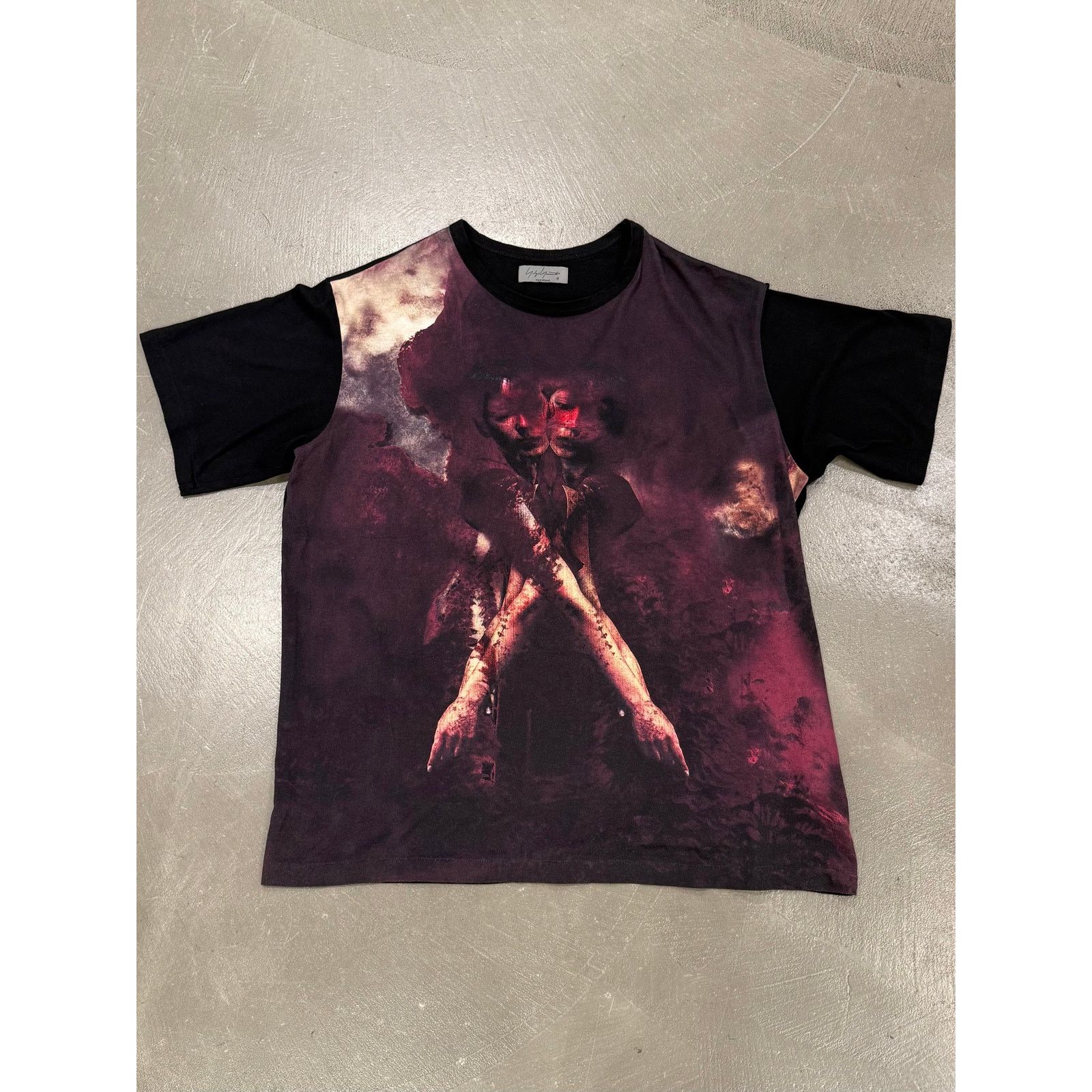 Yohji Yamamoto A/W2022 Yohji Yamamoto Pour Homme printed tee Size US M / EU 48-50 / 2 - 1 Thumbnail
