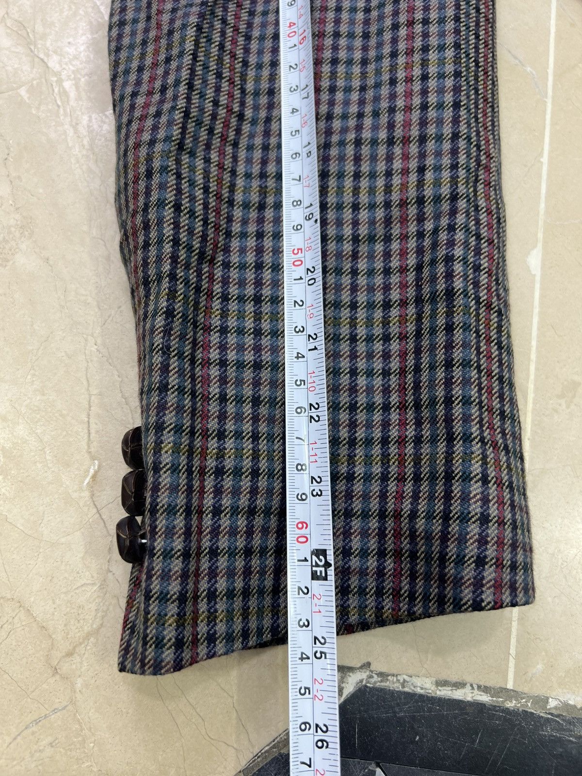 Other Vintage Mark Astor Pure New Wool Check Tweed Blazer Window Size 44R - 10 Thumbnail