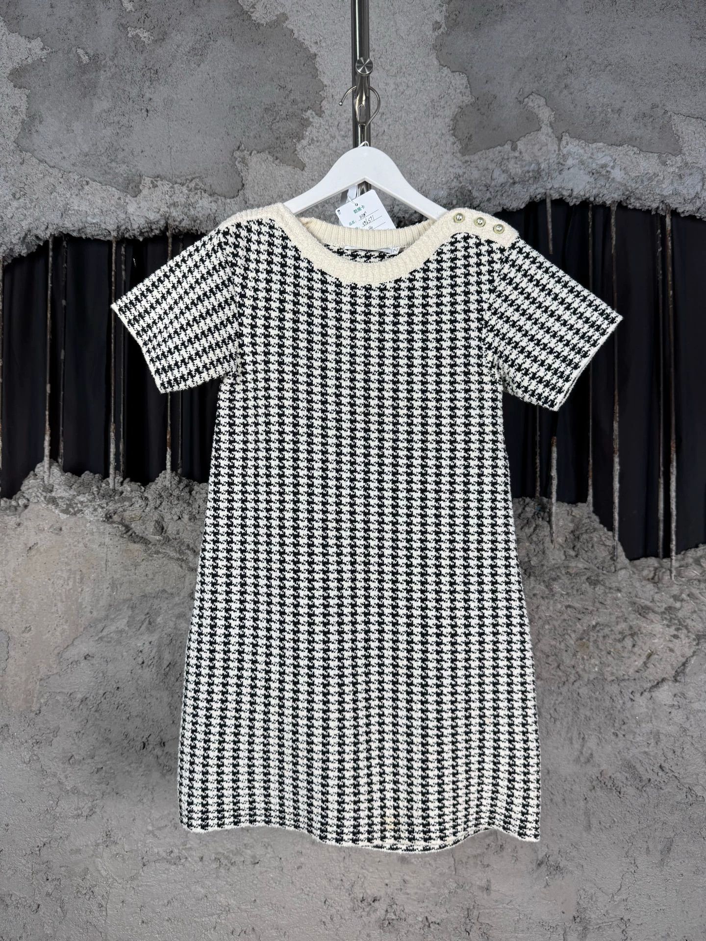 Dior Dior Houndstooth Dress Women's 36 99 New Size XS / US 0-2 / IT 36-38 - 1 Thumbnail