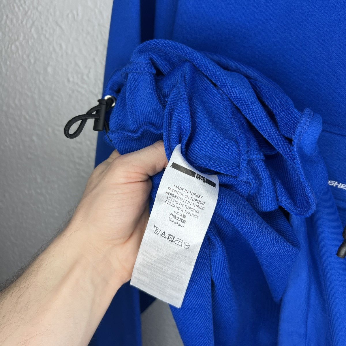 Alexander McQueen Alexander Mcqueen MCQ Sweatshirt Half Zip Blue Navy Logo Size US XL / EU 56 / 4 - 7 Thumbnail