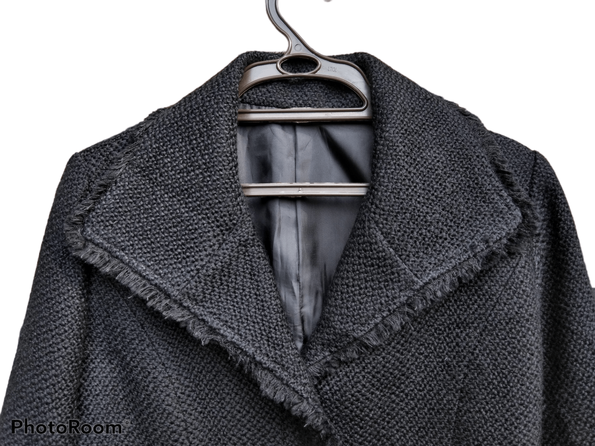 Japanese Brand AW WOMEN'S BLACK TEXTURED JACKET Size XS / US 0-2 / IT 36-38 - 7 Thumbnail