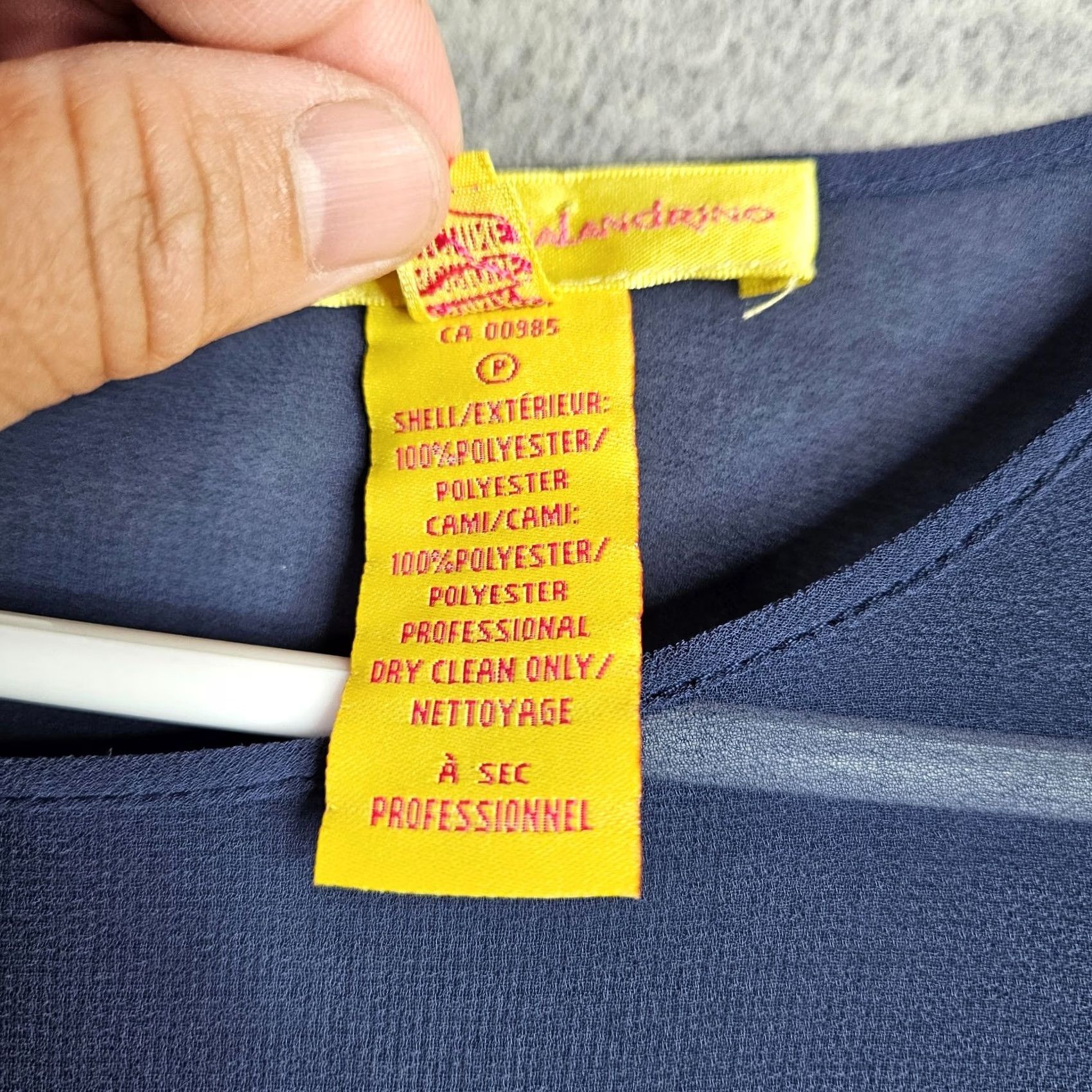 Vintage Catherine Malandrino Blouse Long Sleeve Blue Pleated Size 4 Women’s Shirt Top Regular Knit Polyester Classic Casual Size S / US 4 / IT 40 - 6 Thumbnail