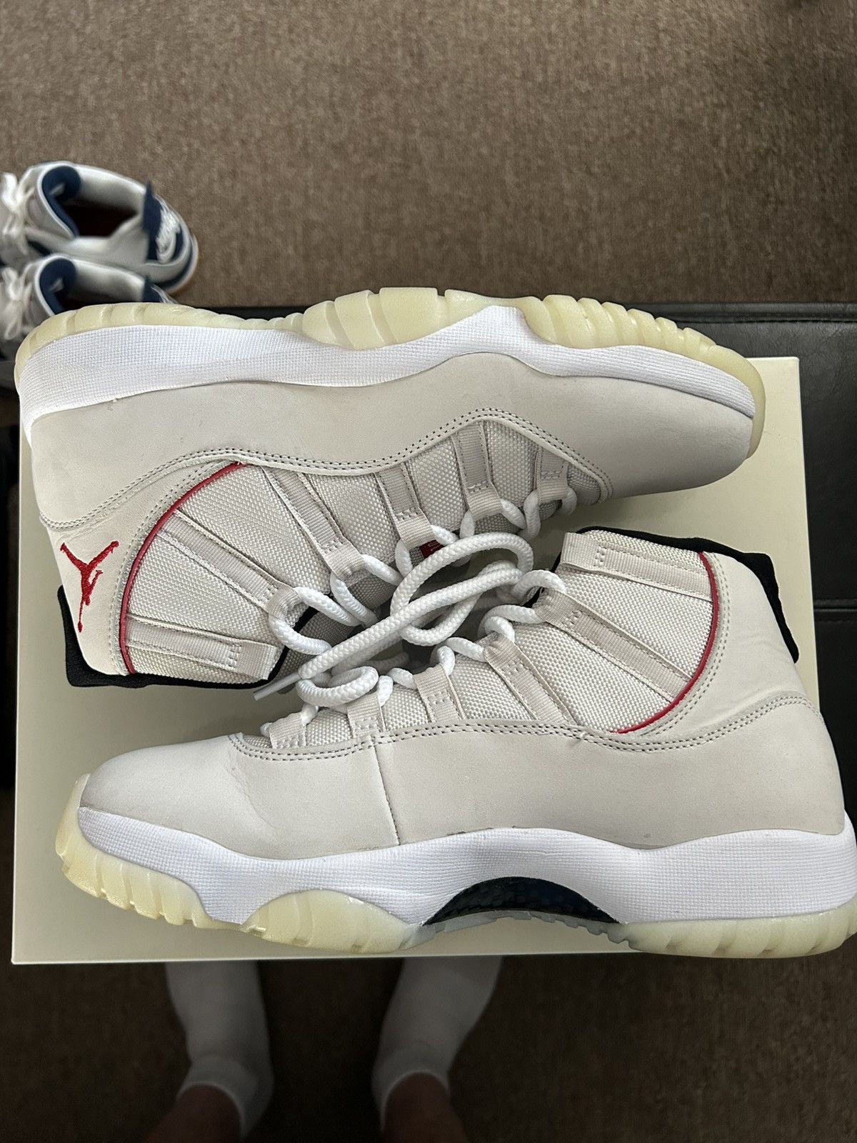 Jordan Brand × Nike Jordan 11 platinum tint Size US 9.5 / EU 42-43 - 1 Thumbnail