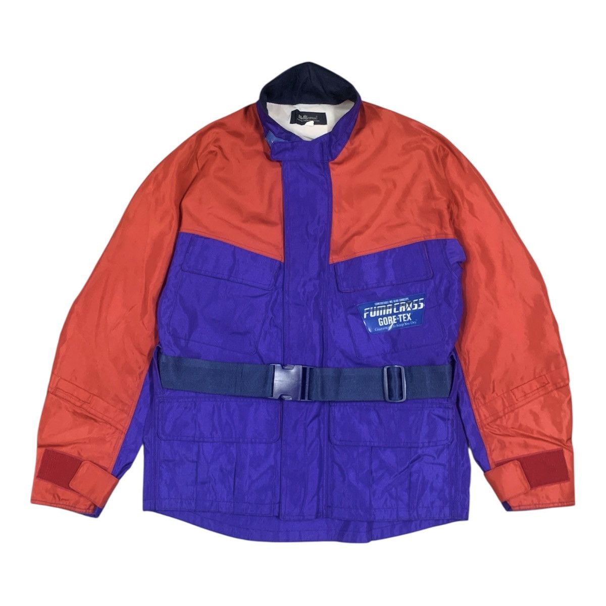 Japanese Brand Vtg Fuma Cross Goretex Motocross Belted Jacket Size US M / EU 48-50 / 2 - 1 Thumbnail
