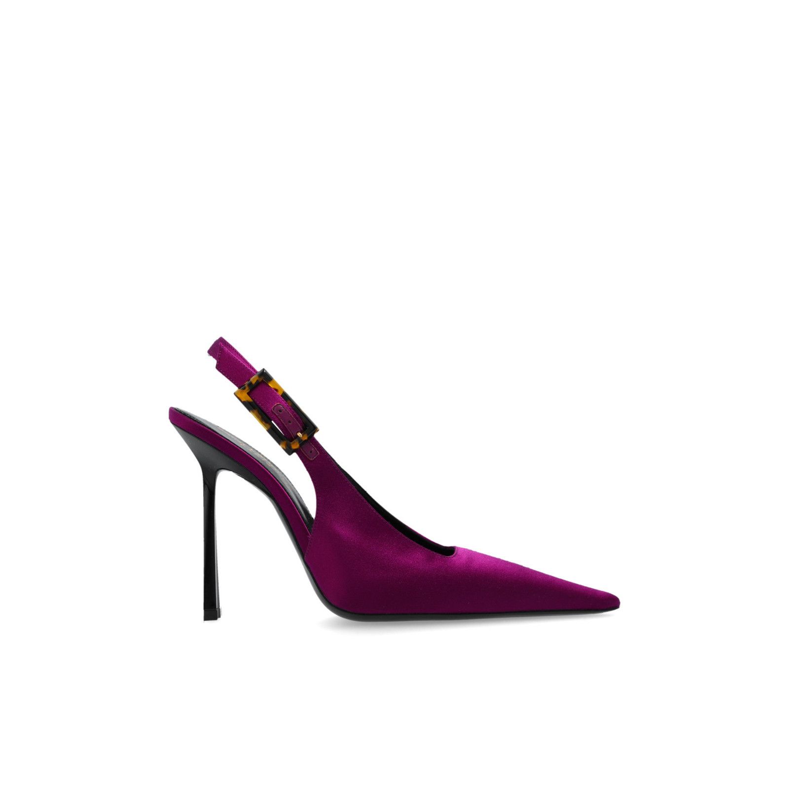SAINT LAURENT Climax Purple 110mm Pumps New & Authentic (Wom