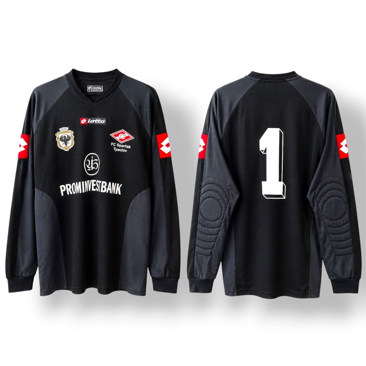 Lotto Sport 2006 FC Spartak Tyachiv Ukraine GK #1 Soccer Jersey match Size US XL / EU 56 / 4 - 1 Thumbnail