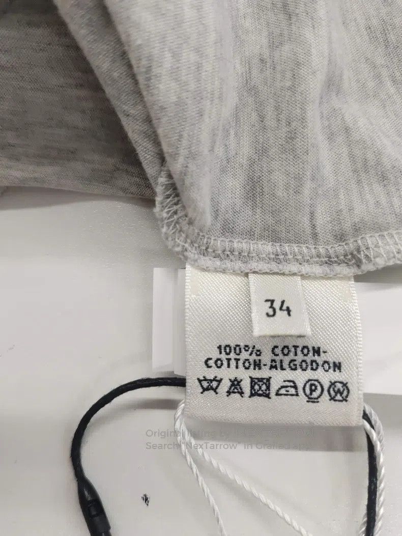 Hermes Hermes Gray Printed Letter H Short Sleeve Size XXS / US 00 / IT 34 - 4 Thumbnail