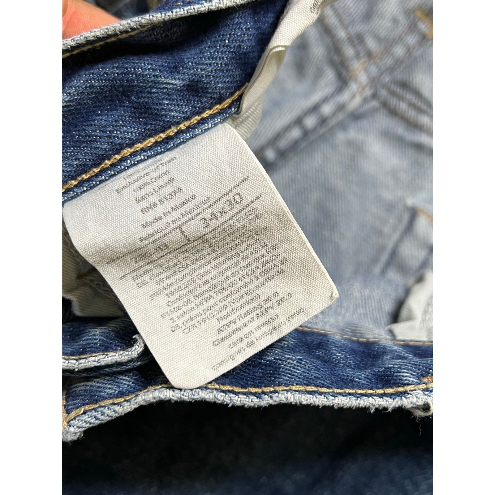 Carhartt Vintage Carhartt FR Jeans Mens 34x30 Blue Denim Utility Work Size US 34 / EU 50 - 4 Thumbnail