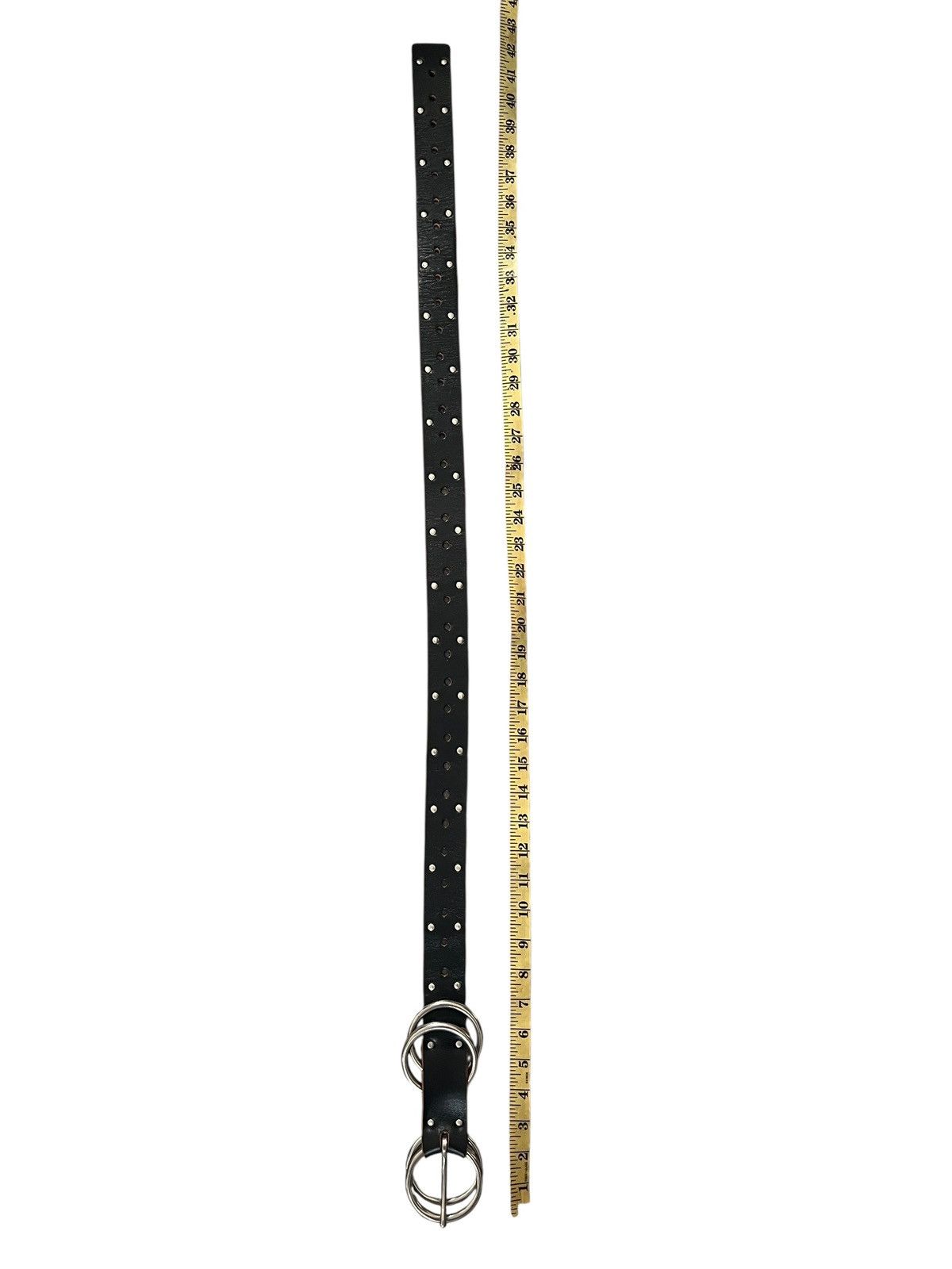 Yohji Yamamoto Vintage Y’s Yohji Yamamoto Studded Leather Belt Size 32 - 14 Thumbnail