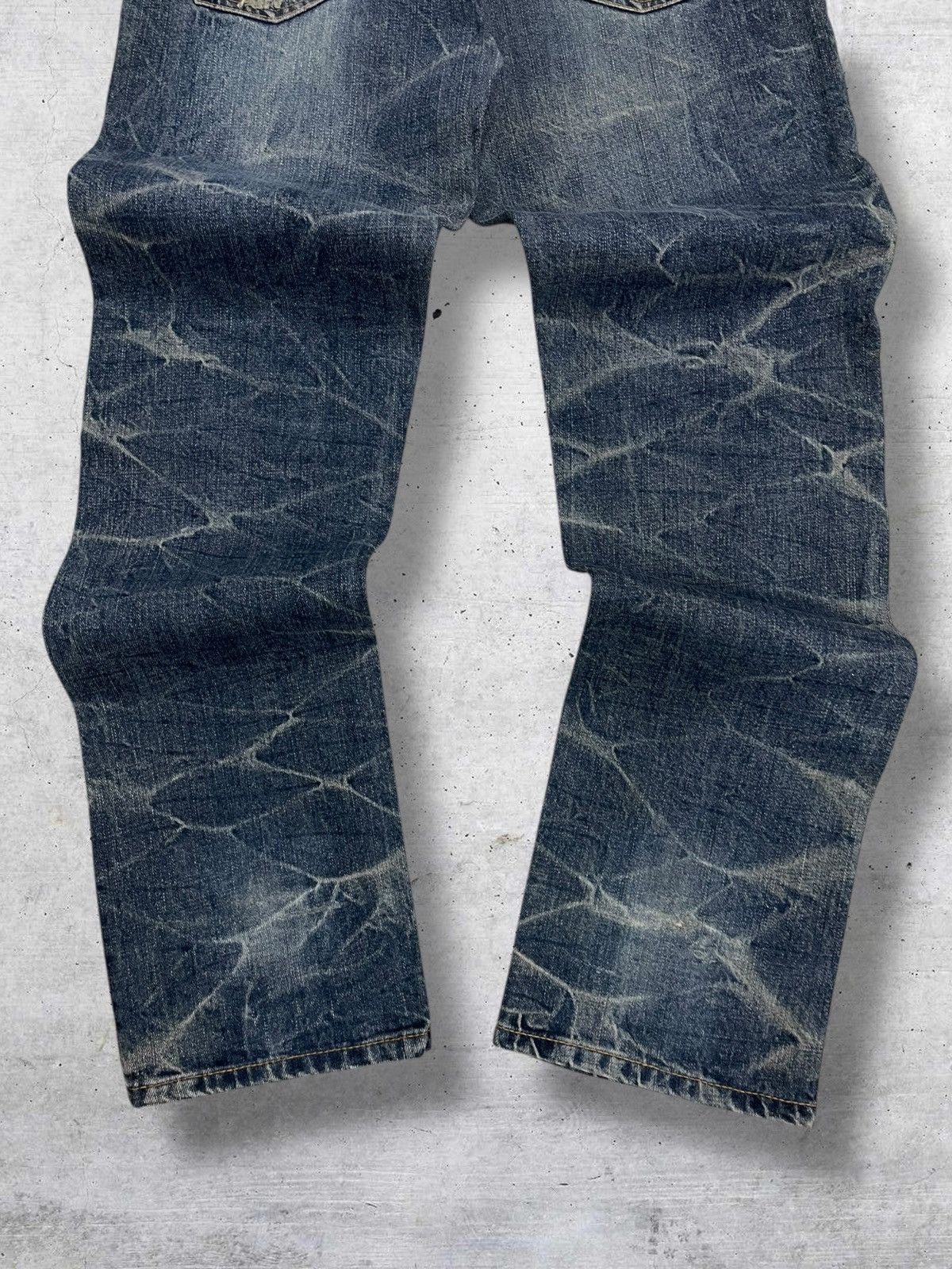 Japanese Brand VINTAGE ATTACHTMENT 90S JAPAN DOUBLE WAIST ARMY RIPPED DENIM Size US 30 / EU 46 - 10 Thumbnail