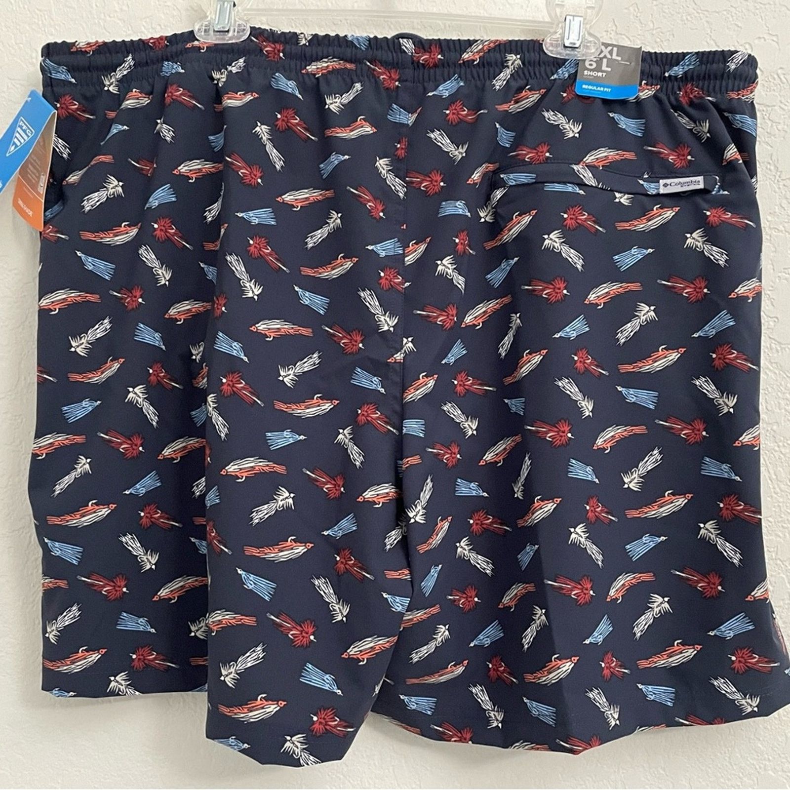 Columbia Columbia PFG Printed Rambler Water Short Mens XXL 6” Inseam Size US 42 / EU 58 - 9 Thumbnail