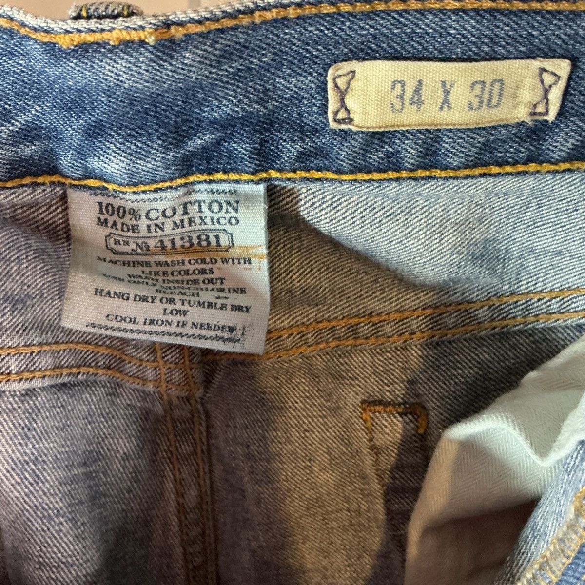 Polo Ralph Lauren Polo Ralph Lauren Jeans 34x30 Classic Straight Light Wash Size US 34 / EU 50 - 8 Thumbnail