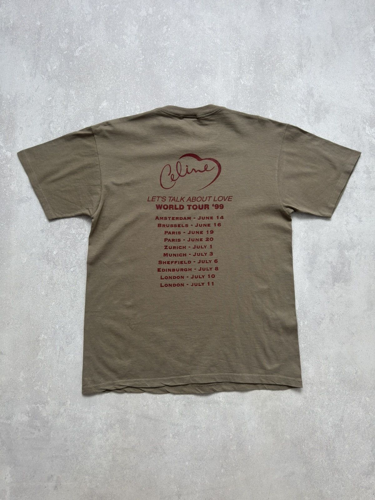 Band Tees × Vintage Vintage Celine Dion Let’s Talk About Love 1999 Tee Shirt Size US L / EU 52-54 / 3 - 10 Thumbnail