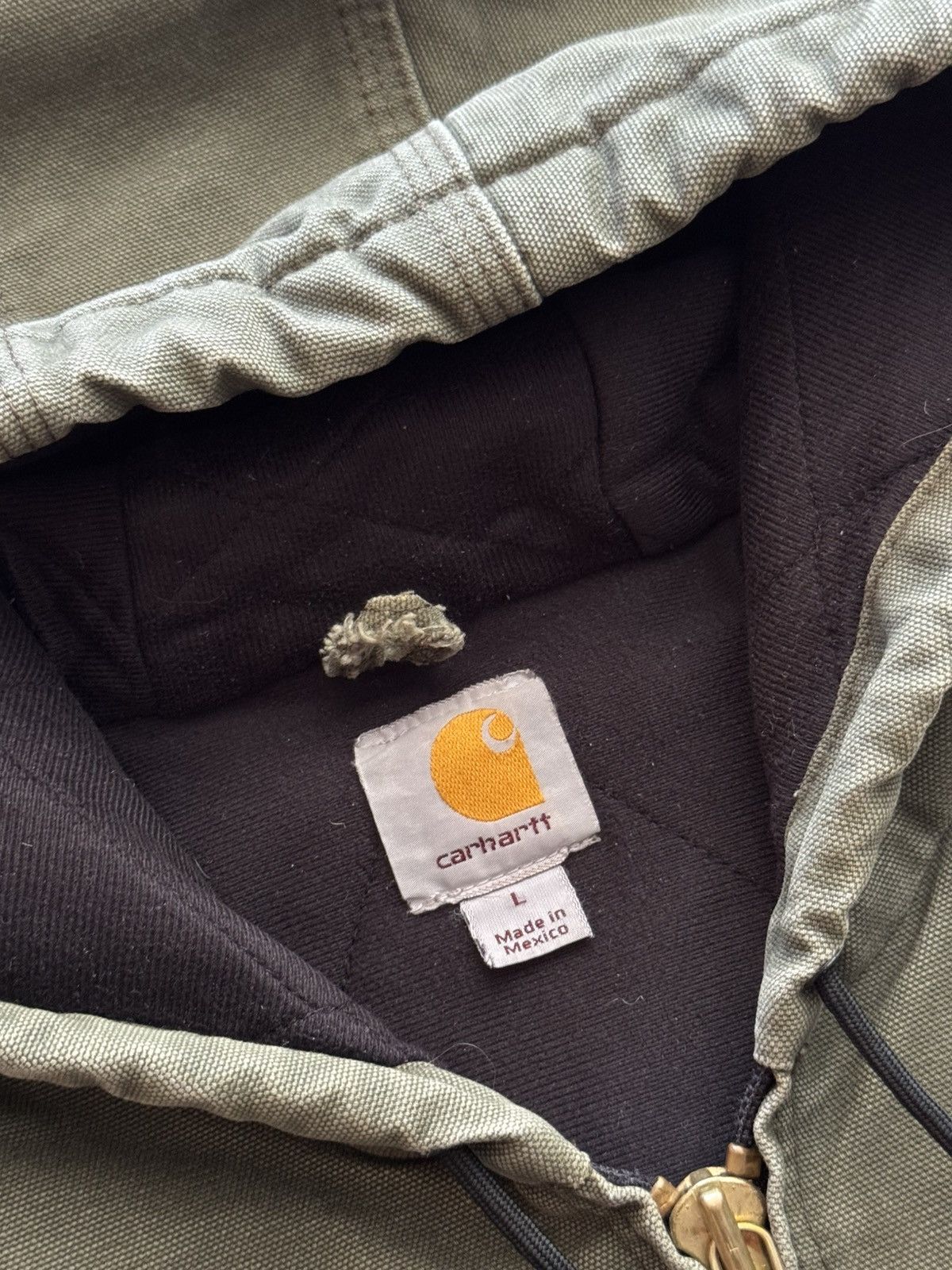 Carhartt Vintage Carhartt Moss Faded USA Active jacket Size US L / EU 52-54 / 3 - 10 Thumbnail