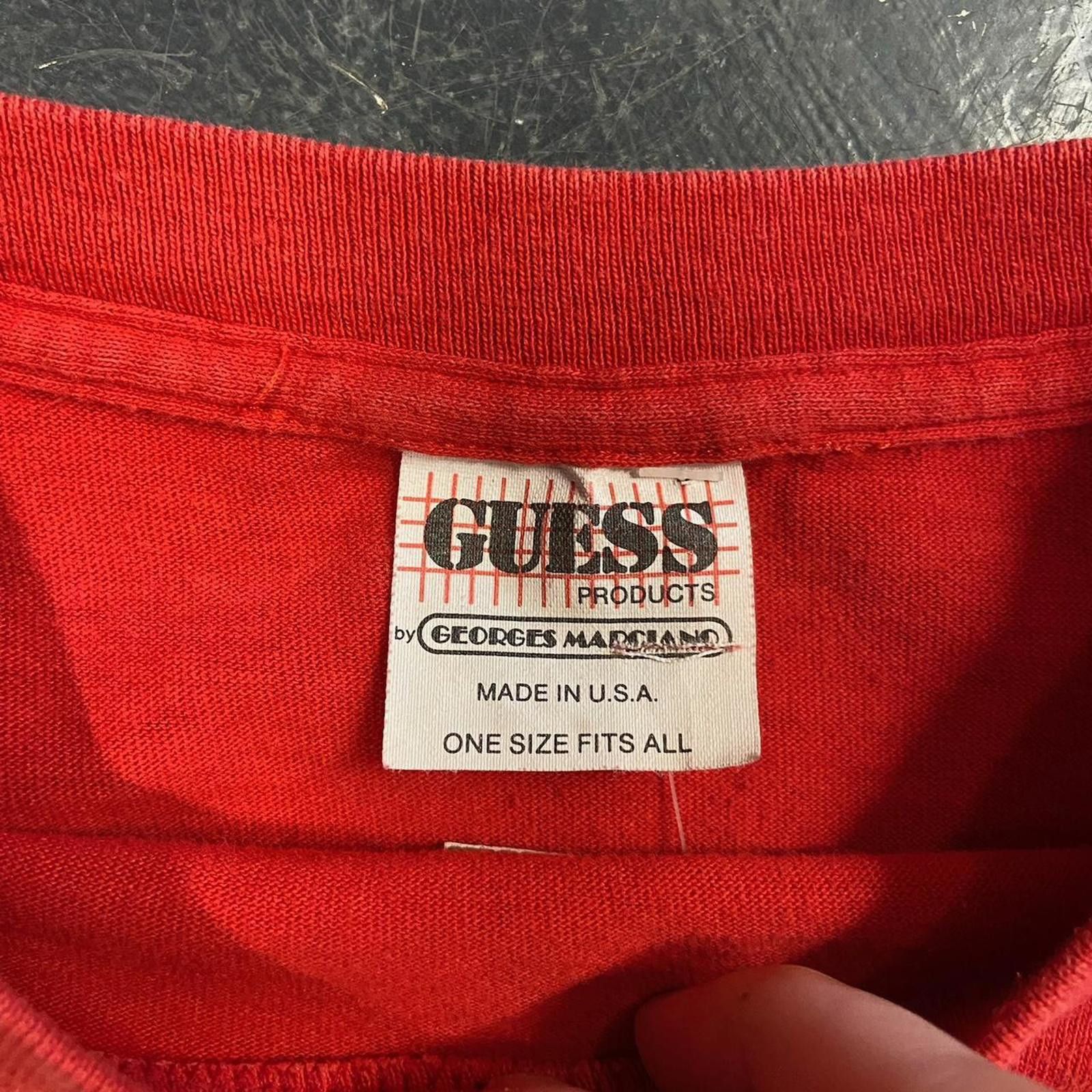 Guess 1990s Guess USA Jeans Tee Size US L / EU 52-54 / 3 - 3 Thumbnail