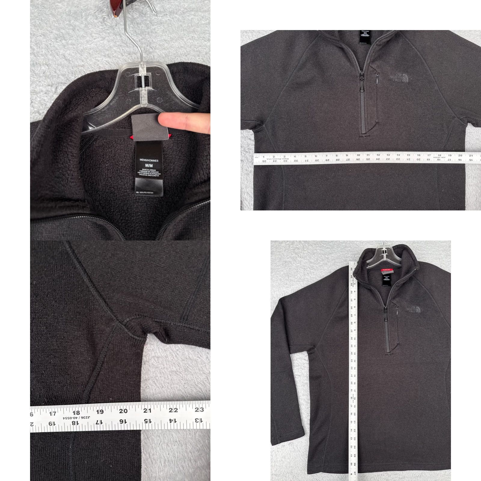 The North Face The North Face Sweater Medium Black Knit 1/4 Zip Polyester Pullover Shell Mens Size US M / EU 48-50 / 2 - 8 Thumbnail