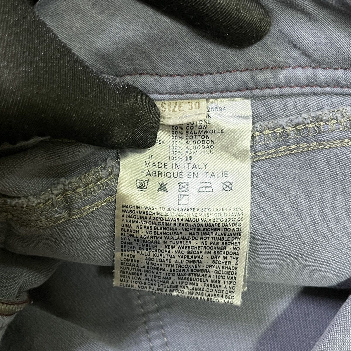 Diesel × Vintage Vintage Diesel Industry Faded Pants/Jeans Size US 32 / EU 48 - 10 Thumbnail