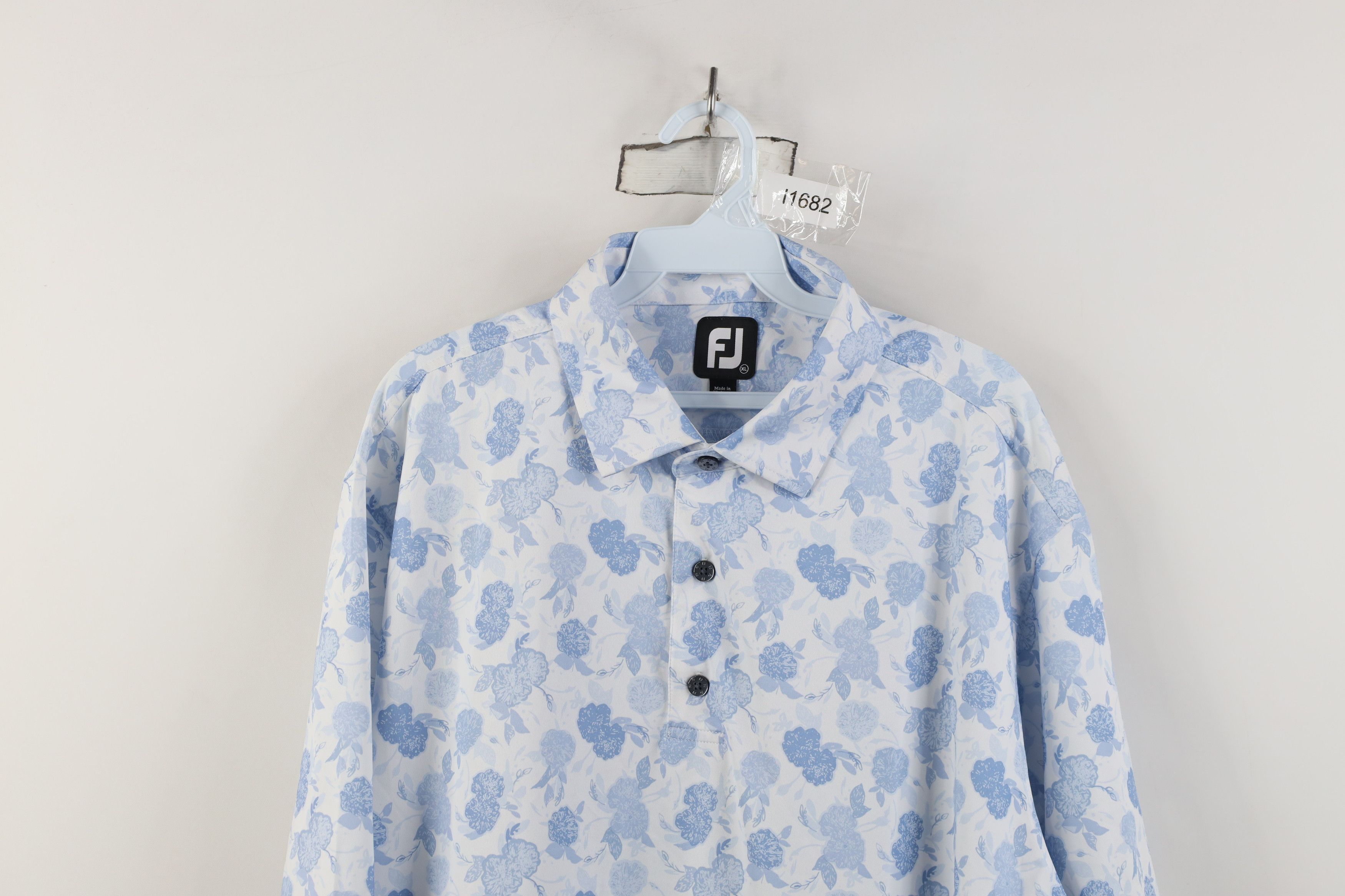 Footjoy FootJoy Flower All Over Print Collared Golf Polo Shirt Size US XL / EU 56 / 4 - 2 Thumbnail