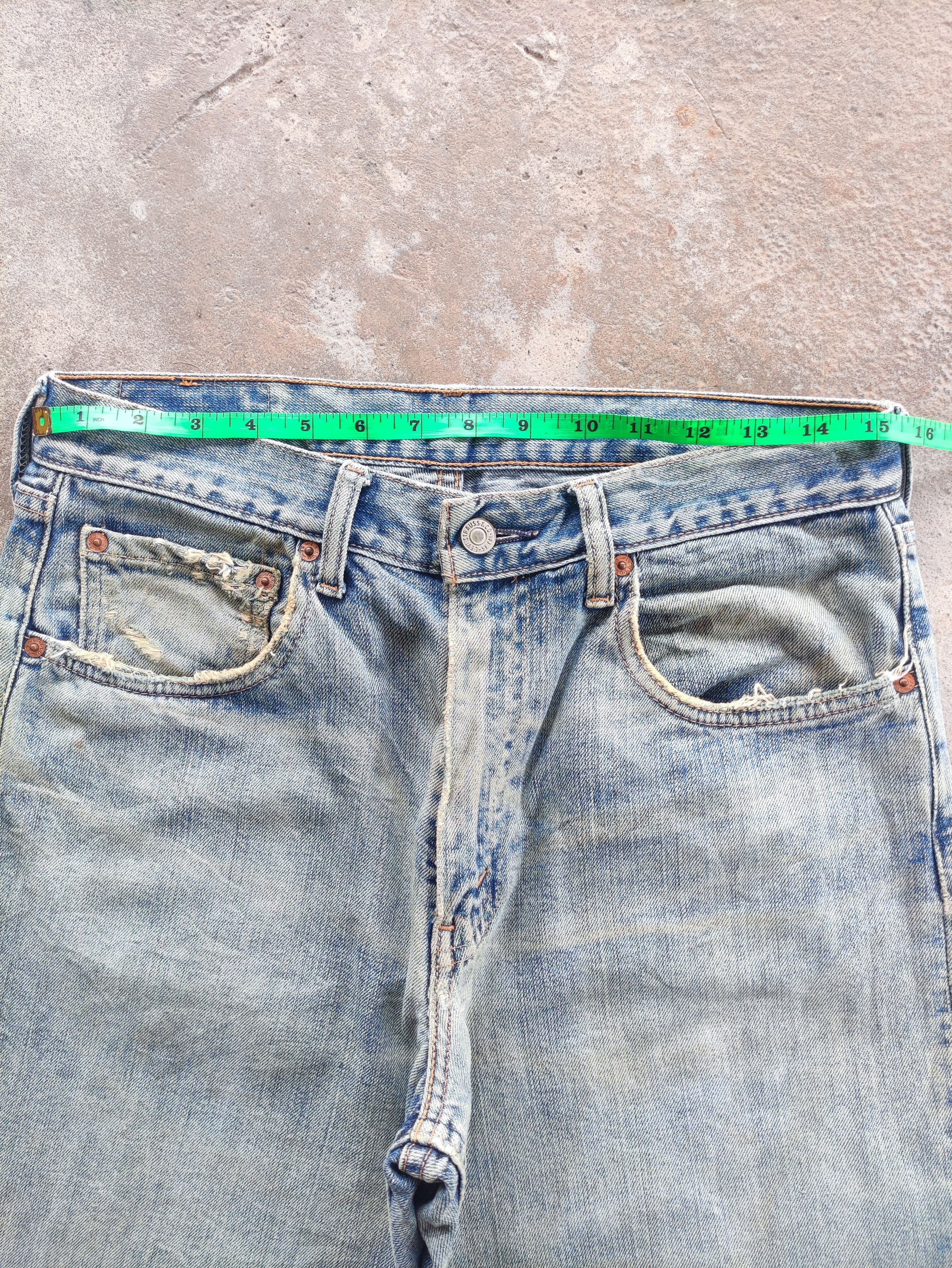 Levi's Vintage Levi's Brand Baggy Denim Ripped Faded Pants Size US 31 - 6 Thumbnail