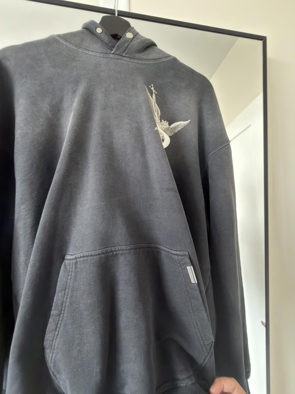 Represent Clo. Represent Angel Hoodie Washed Charcoal Size US L / EU 52-54 / 3 - 2 Thumbnail