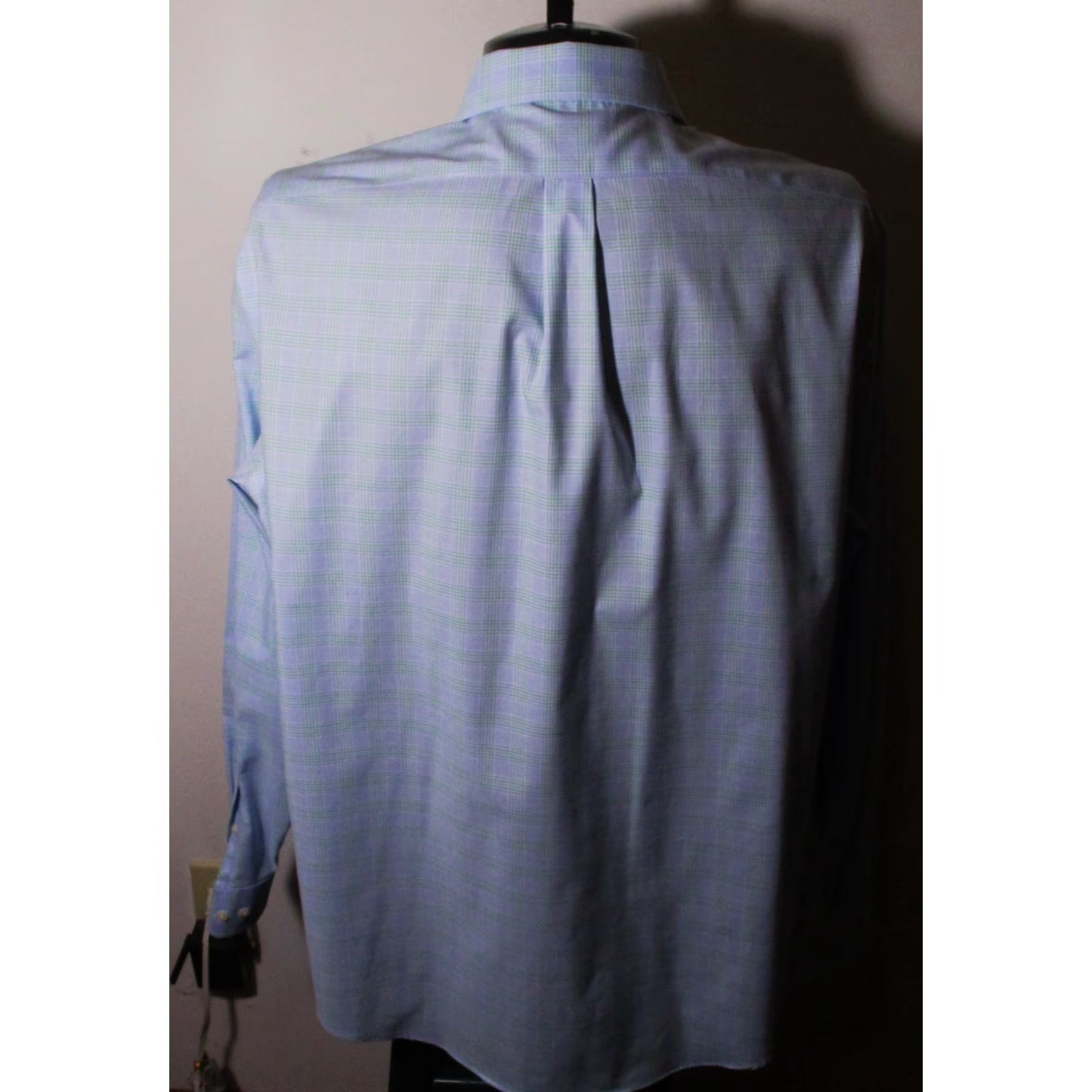 Ralph Lauren LAUREN Ralph Lauren Blue Long Sleeve Dress Shirt 18/36-37 2XL Mens Size 18 Classic Check Blue Shirt Size 48R - 5 Thumbnail