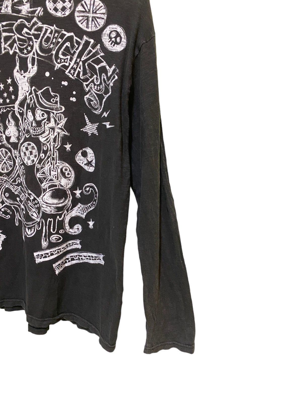 Japanese Brand Guilt Sucks Rock Star Punk Long Sleeve tshirt Size US M / EU 48-50 / 2 - 11 Thumbnail