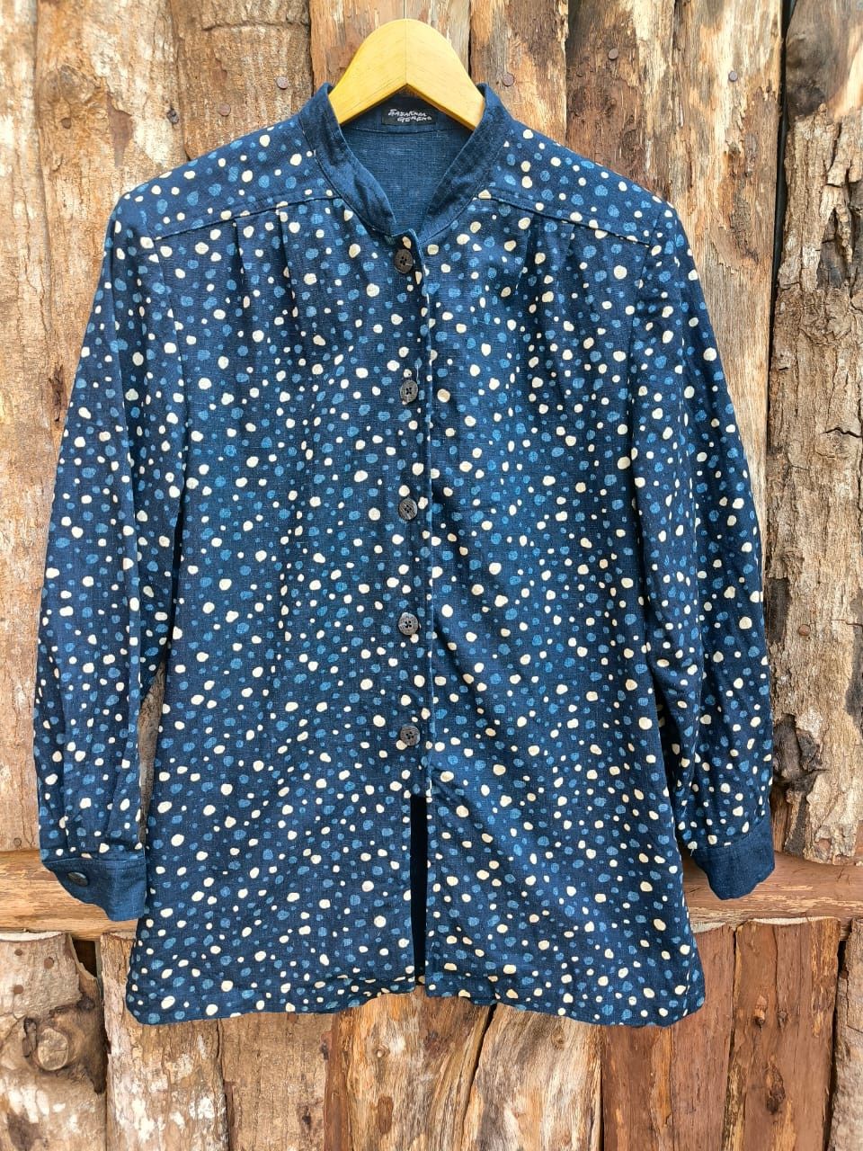 Japanese Brand × Vintage Vintage blouses Sasakura gensmo Size L / US 10 / IT 46 - 1 Thumbnail