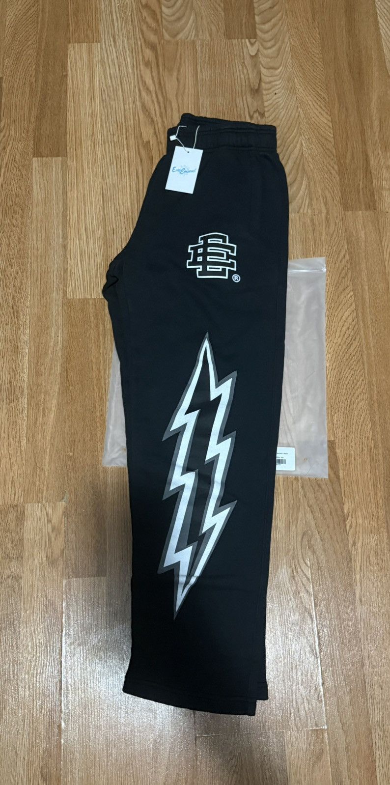 Eric Emanuel Eric Emanuel Black Bolt Pattern Sweatpants Size US 32 / EU 48 - 3 Thumbnail