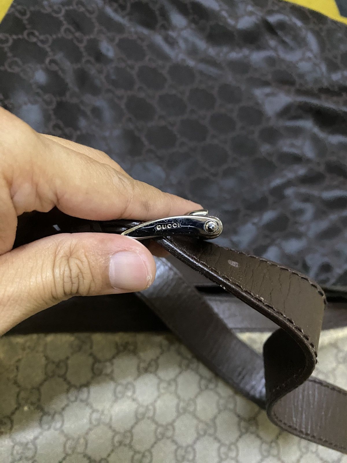 Gucci 💥Last Drop💥Vintage Gucci GG Zip Lock Messenger Bag Size ONE SIZE - 11 Thumbnail