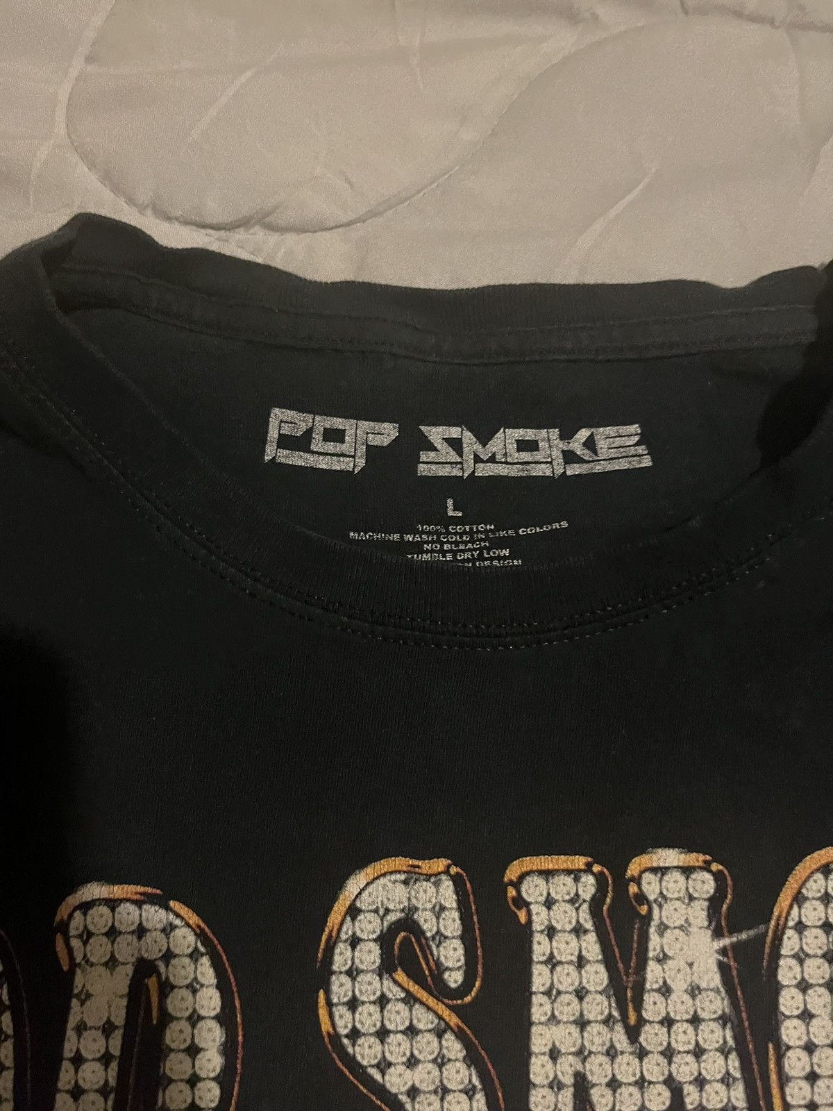 Vintage Pop smoke graphic tee Size US M / EU 48-50 / 2 - 3 Thumbnail