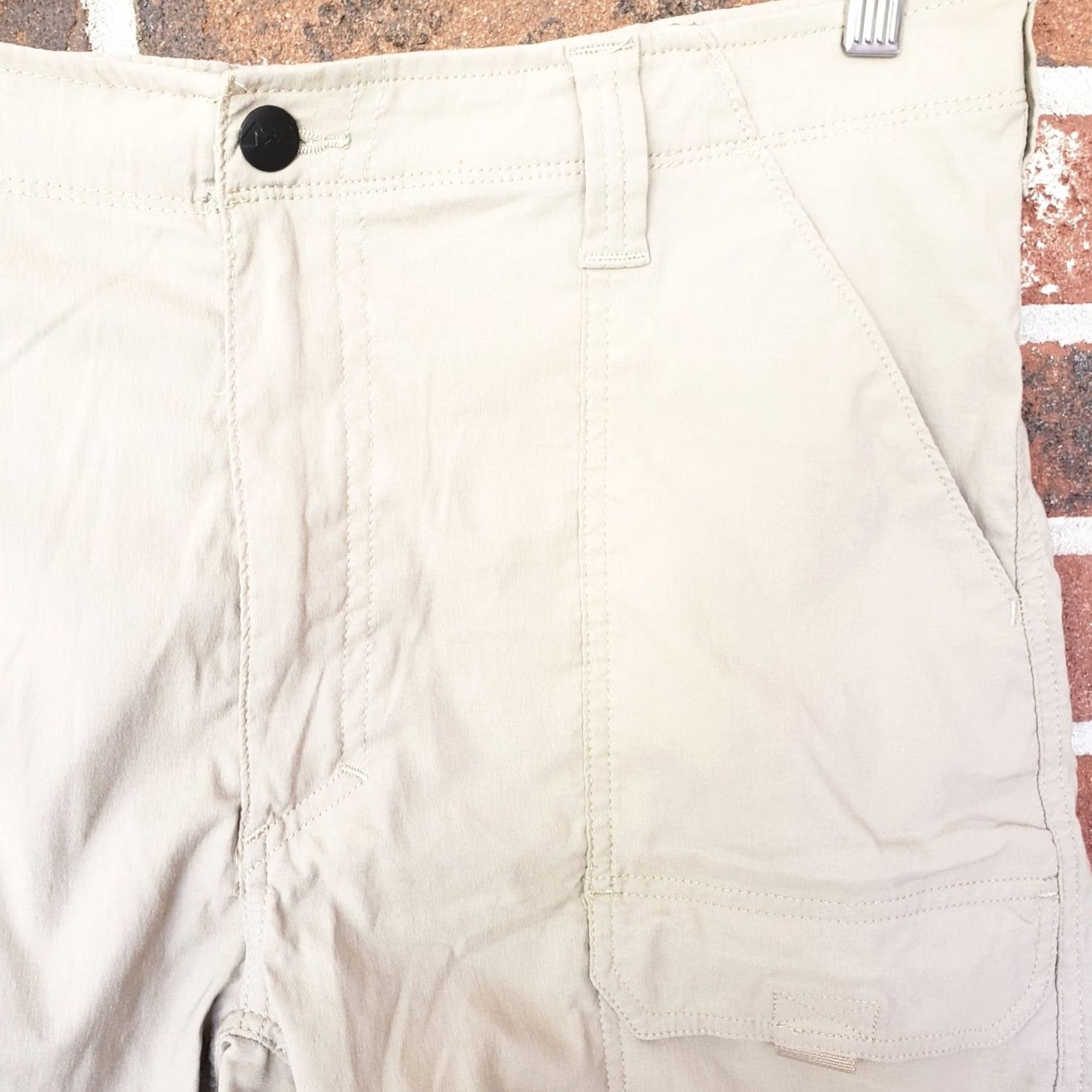 Wrangler Wrangler Mens Hiker Cargo Shorts Flex Waistband Khaki Tan 34x8.5 NW972DS Size US 34 / EU 50 - 5 Thumbnail