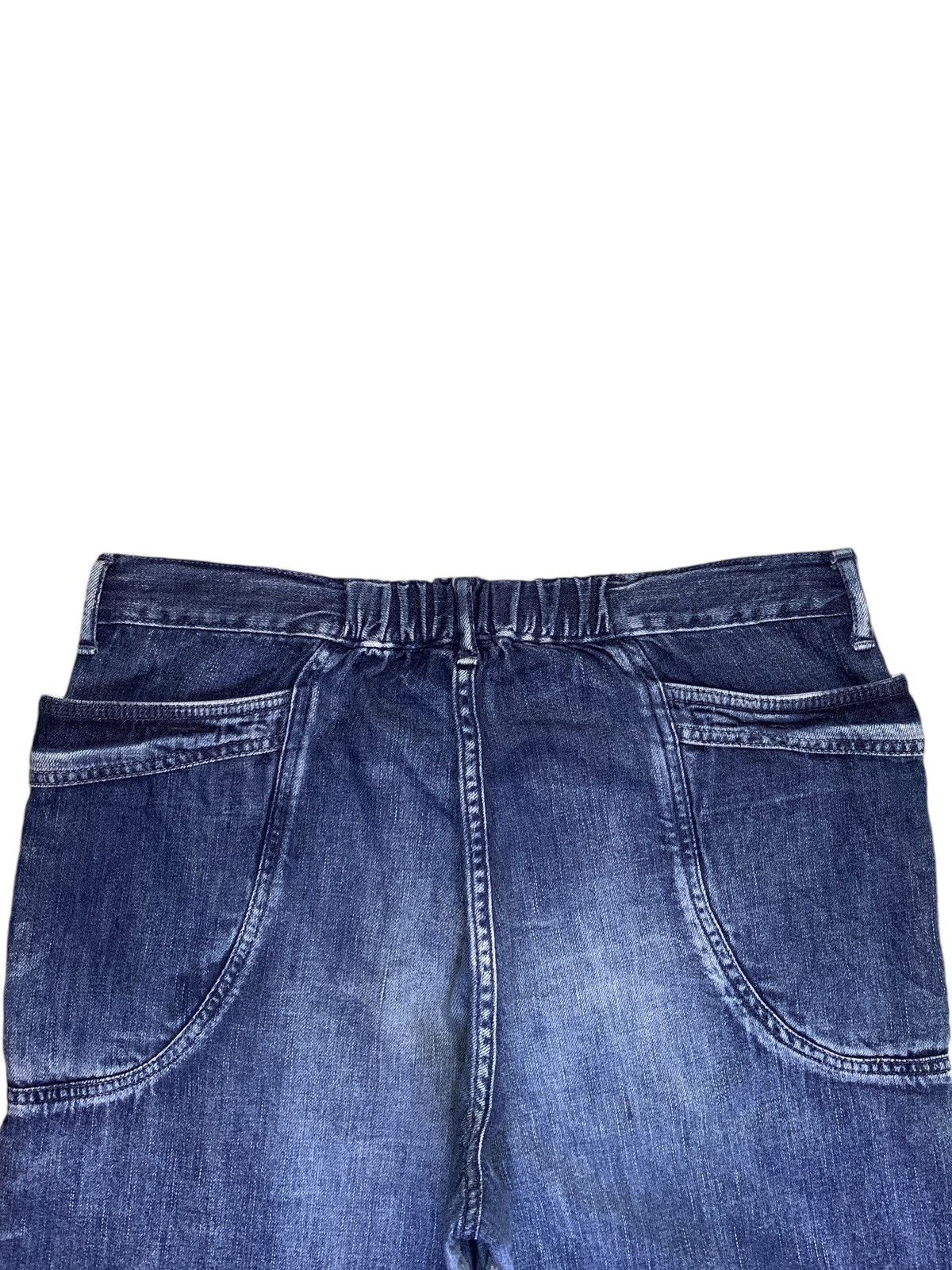 Japanese Brand SALES🔥Vintage Japanese Faded blue Wash Baggy Jean Shorts Size US 31 - 10 Thumbnail