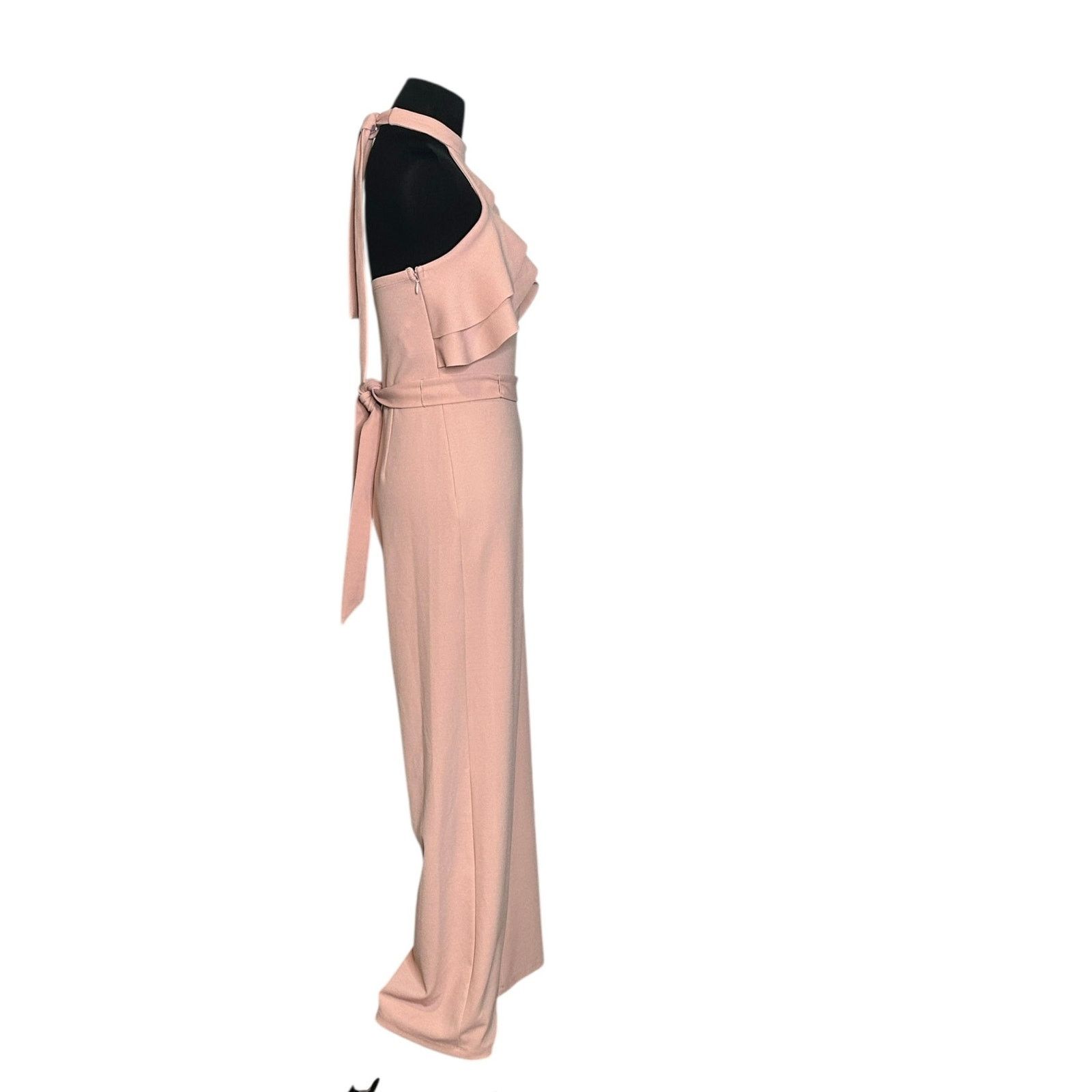 Anthropologie Avec les Filles halter neck ruffled jumpsuit size 2 Size 26" / US 2 / IT 38 - 13 Thumbnail