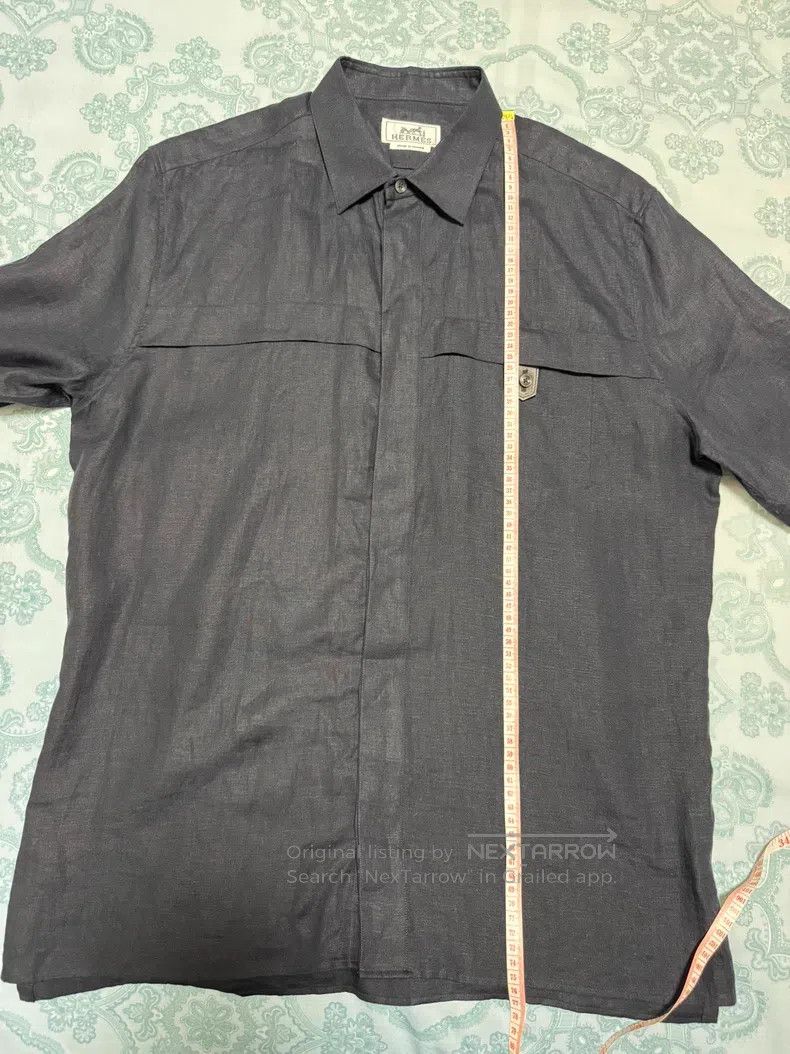 Hermes Hermes size 41 Linen jacket shirt, 100% linen, with leather Size US M / EU 48-50 / 2 - 5 Thumbnail