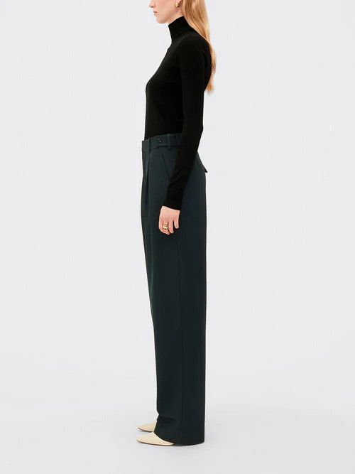 Bottega Veneta o1y0725 Casual Pant in Dark Green Size 30" / US 8 / IT 44 - 3 Thumbnail